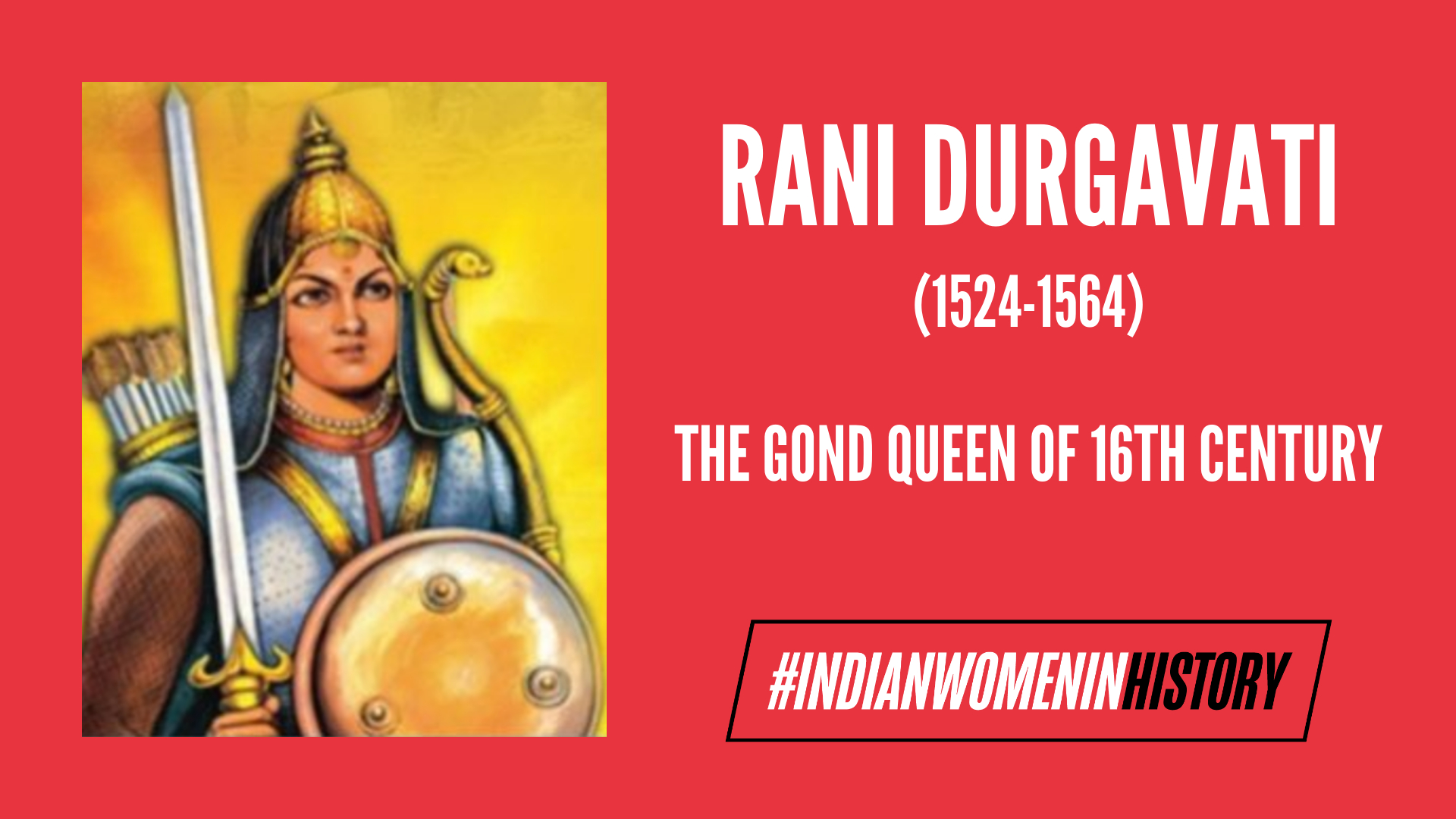 1920x1080 Rani Durgavati: The Valiant Gond Queen. #IndianWomenInHistory, Desktop