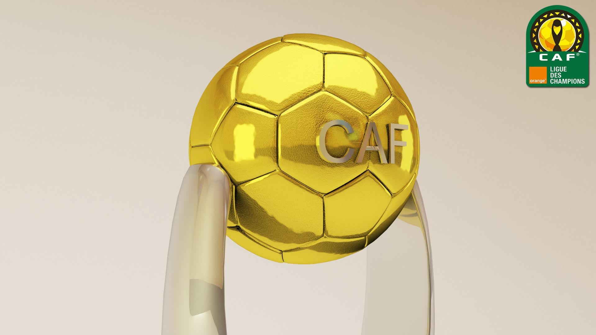 1920x1080 3D model CAF Champions League trophe, Desktop