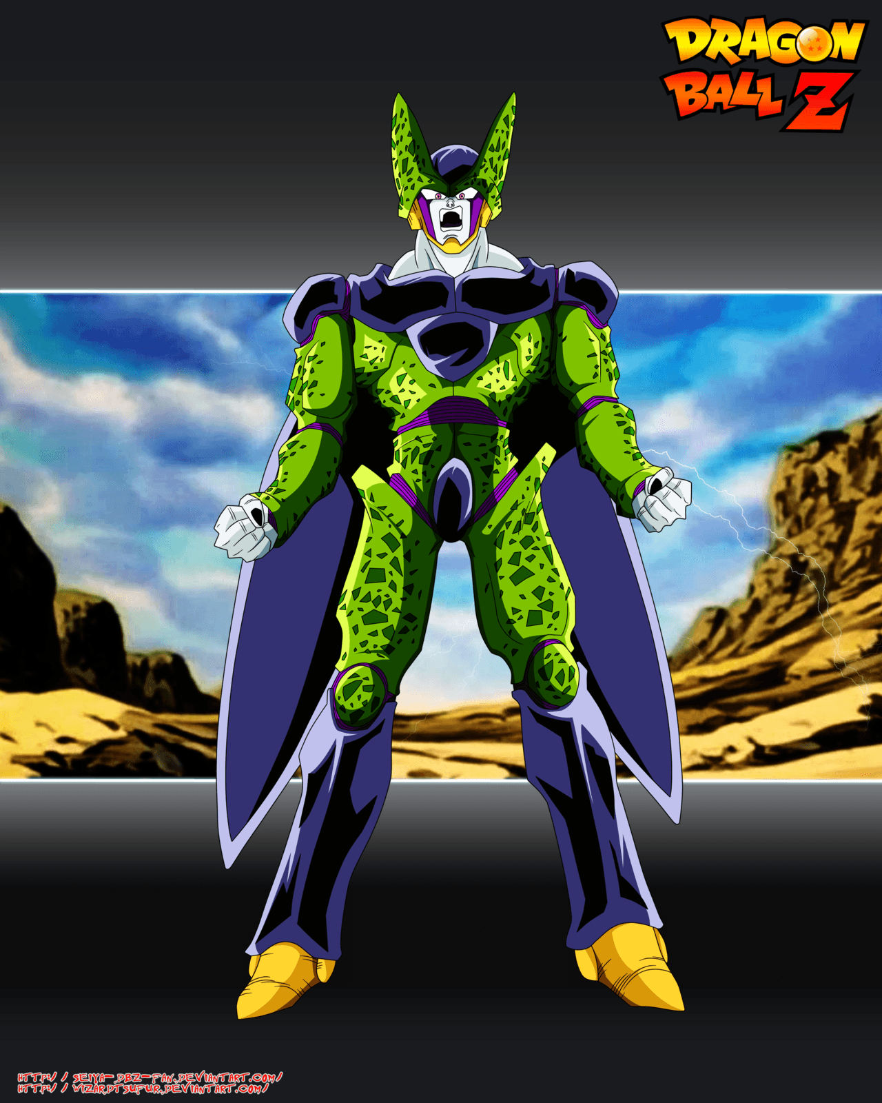 1280x1600 Dbz Perfect Cell Wallpaper, Phone