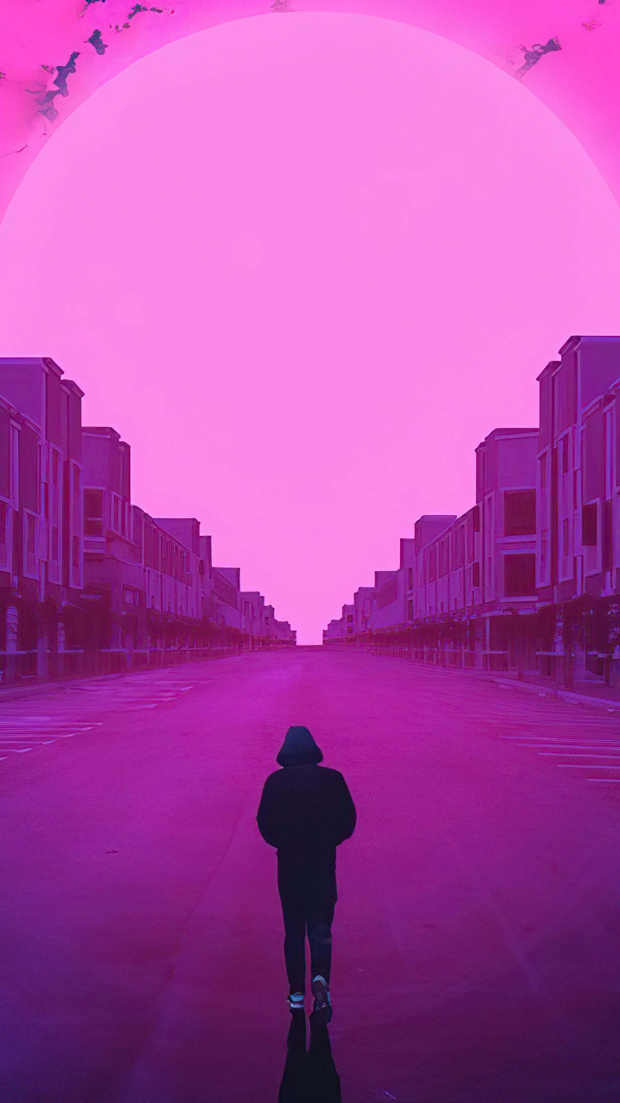 2160x3840 Lonely, Guy, Retrowave, Minimalist, 4K phone HD Wallpaper, Image, Background, Photo and Picture. Mocah HD Wallpaper, Phone