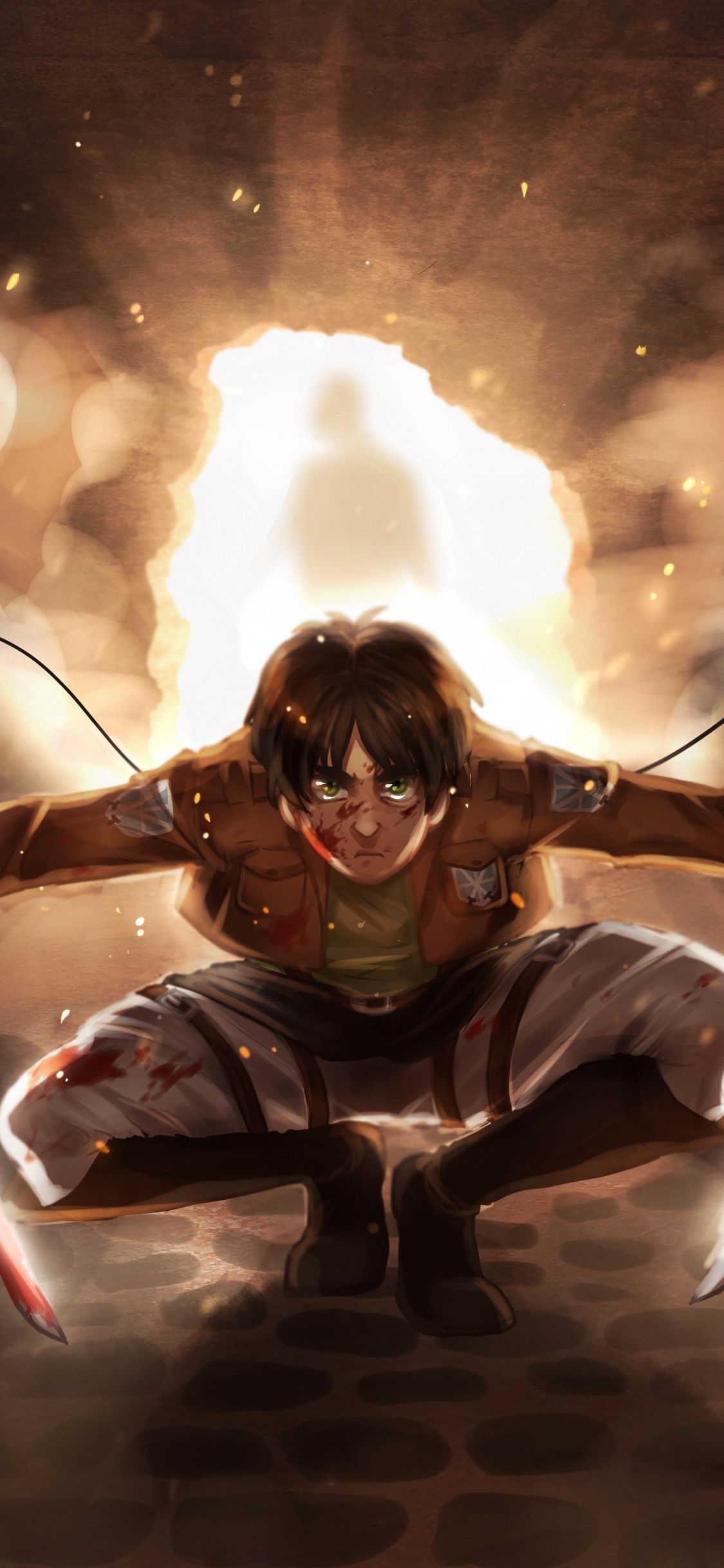 1130x2440 Attack On Titan iPhone Wallpaper, Phone