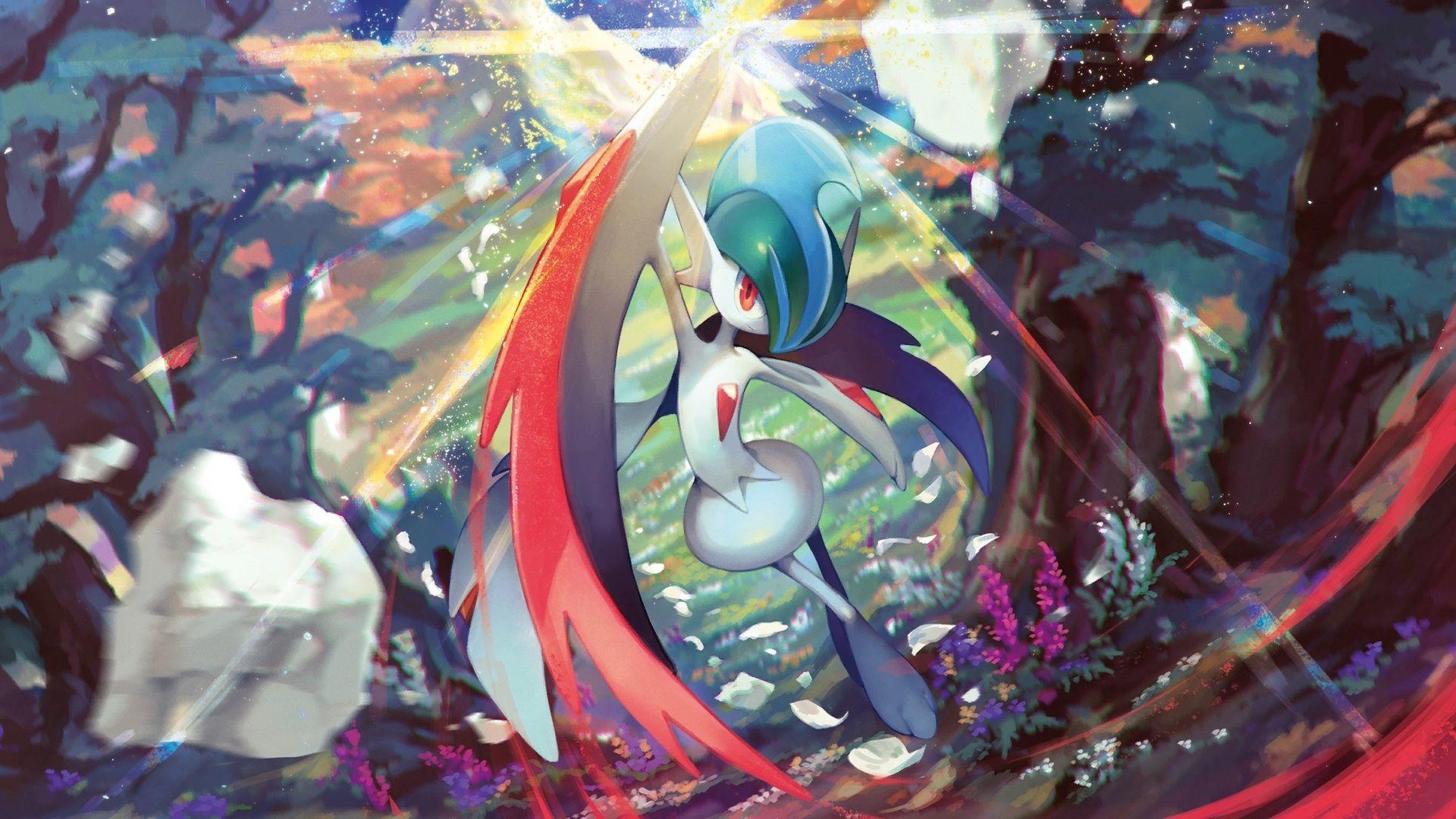 1920x1080 Mega Gallade Pokemon TCG XY Roaring. Pokémon, Desktop