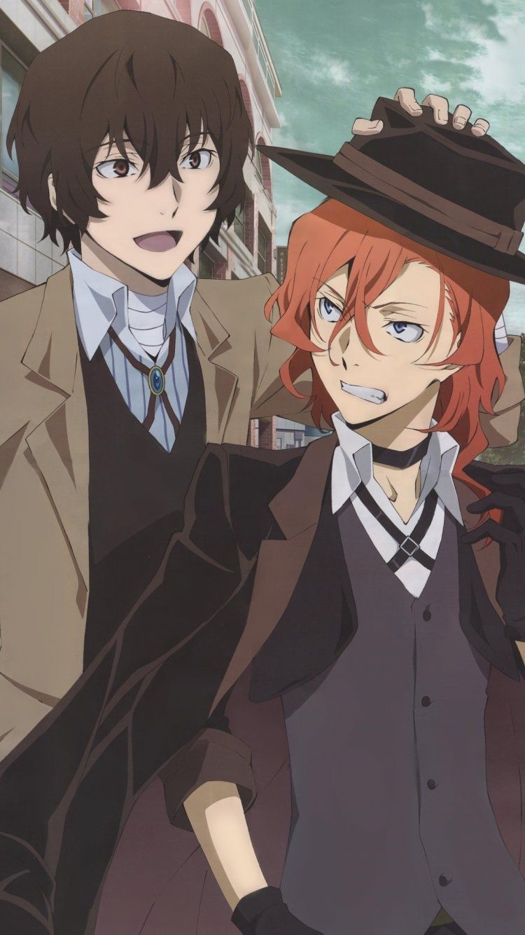 750x1340 Chuya Nakahara and Osamu Dazai iPhone 7  wallpaper, Phone