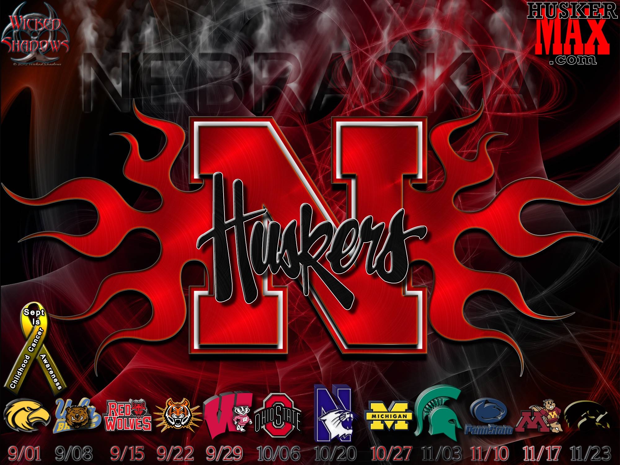 2000x1500 Desktop Wallpaper Nebraska Husker Football 1920 X 1080 338 Kb Jpeg, Desktop