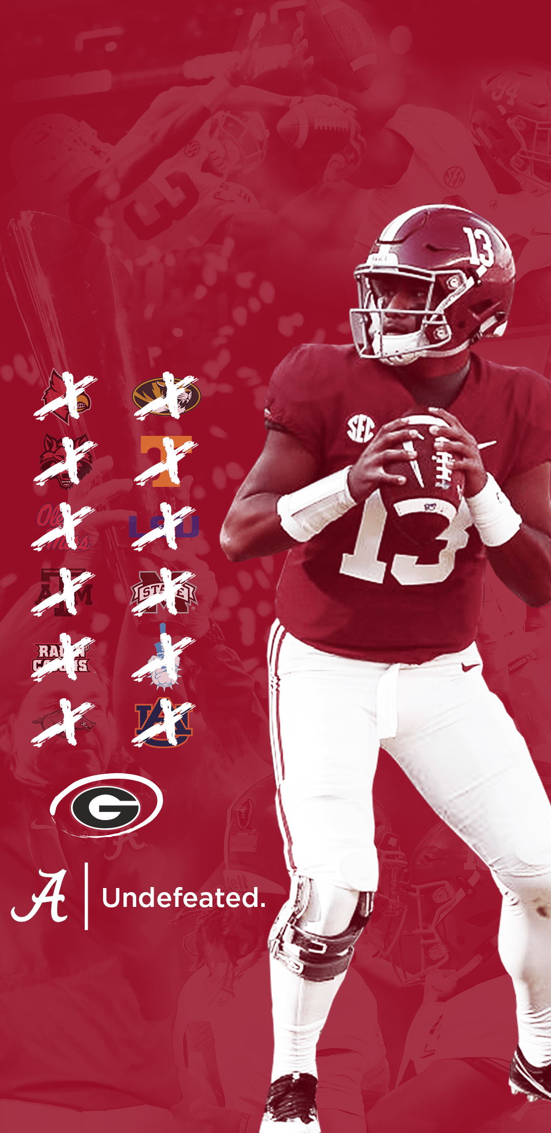 1080x2220 Rolltide Tagovailoa Wallpaper iPhone, HD Wallpaper, Phone