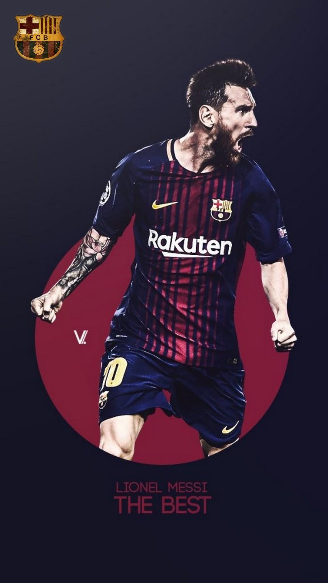 1080x1920 Wallpaper Lionel Messi Barcelona iPhone Football Wallpaper, Phone