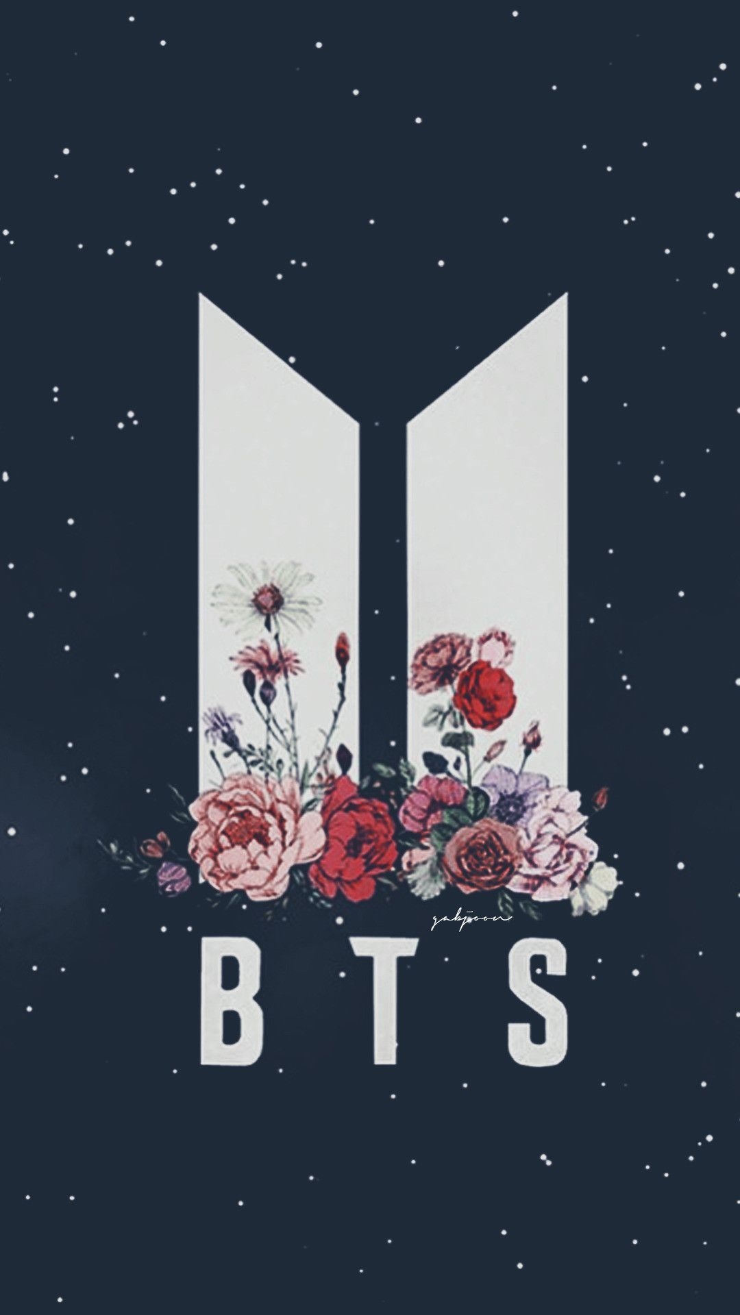 1080x1920 Galaxy Wallpaper Bts Logo, Phone