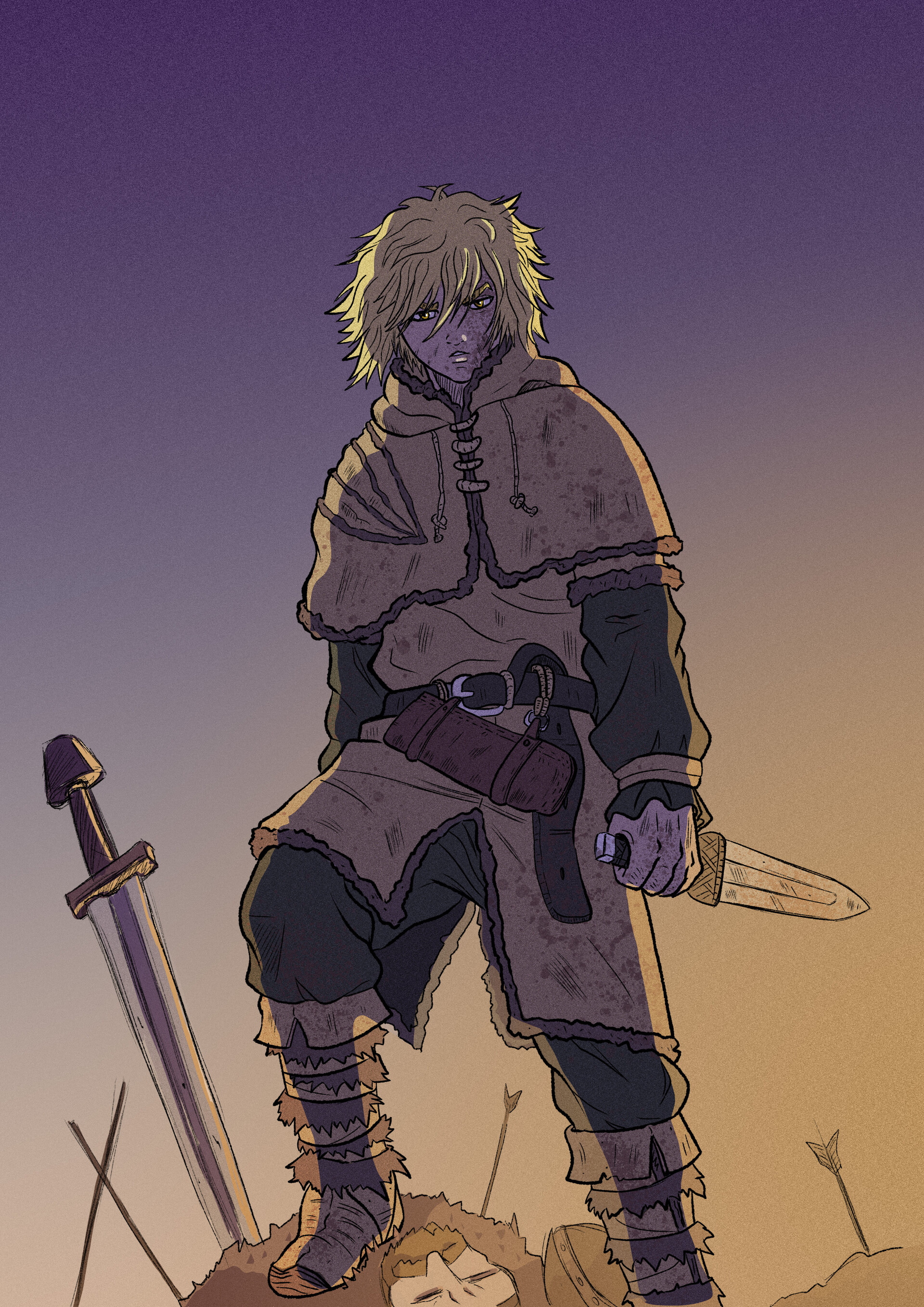 1920x2720 Daniel Zapata Viciana Art of Vinland Saga for a challenge, Phone