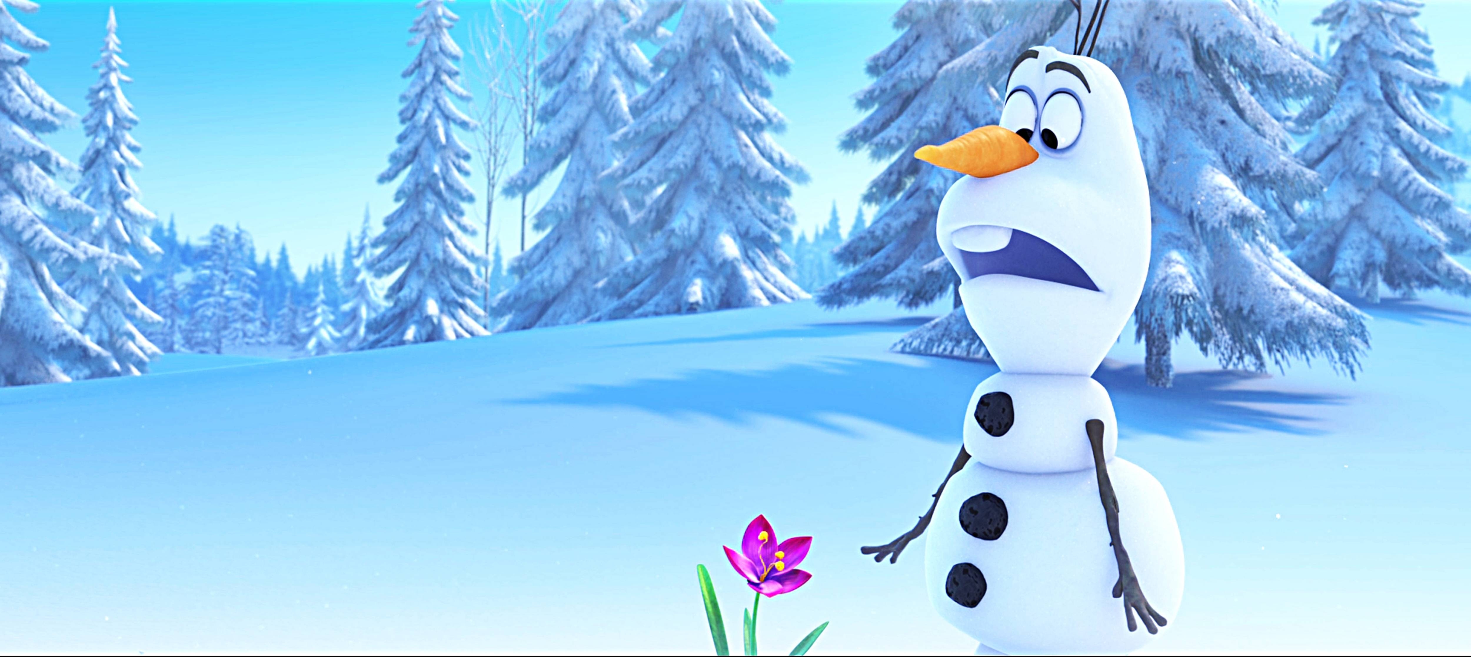 5000x2240 Frozen Olaf Baby Unicorn Download Wallpaper Desktop, Dual Screen