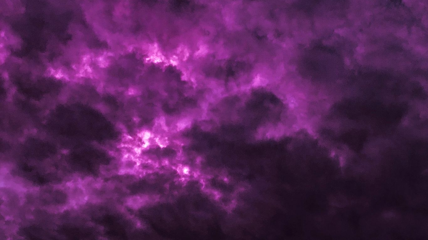 1370x770 Download wallpaper  clouds, sky, purple, thick, dark tablet, laptop HD background, Desktop