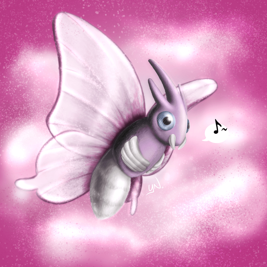 900x900 Venomoth. MyWork, Phone