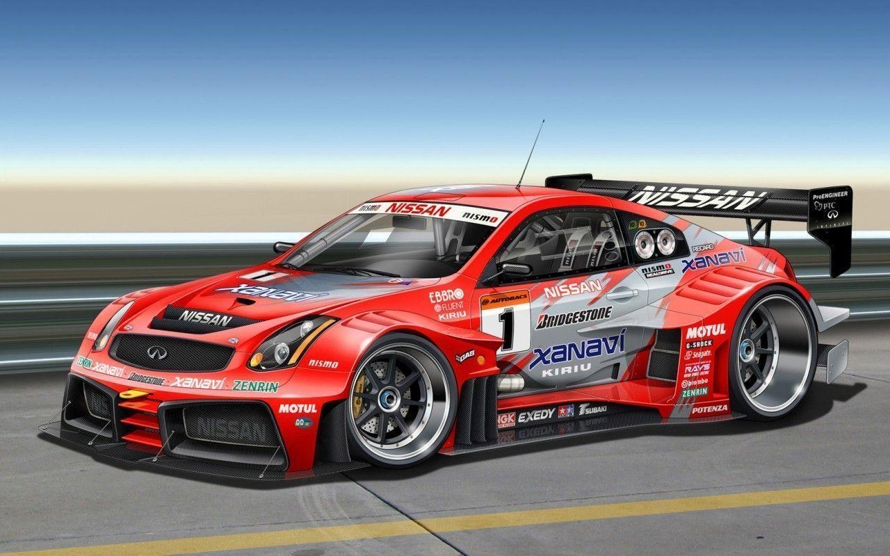 1280x800 Anime Nissan Race Car Wallpaper HD Picture Nissan Car Wallpaper, Desktop