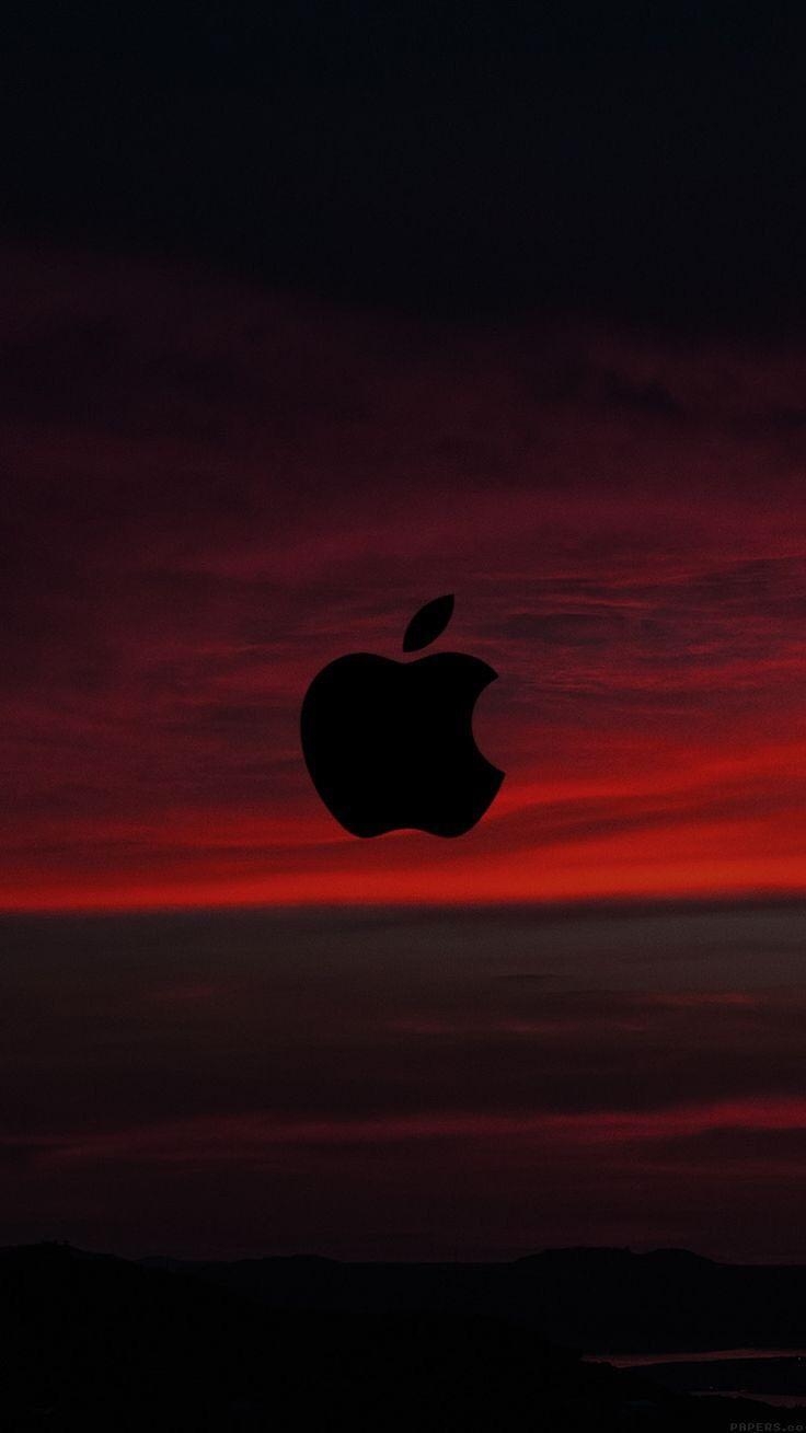 740x1310 iPhone 6 Black Apple Wallpaper, Phone