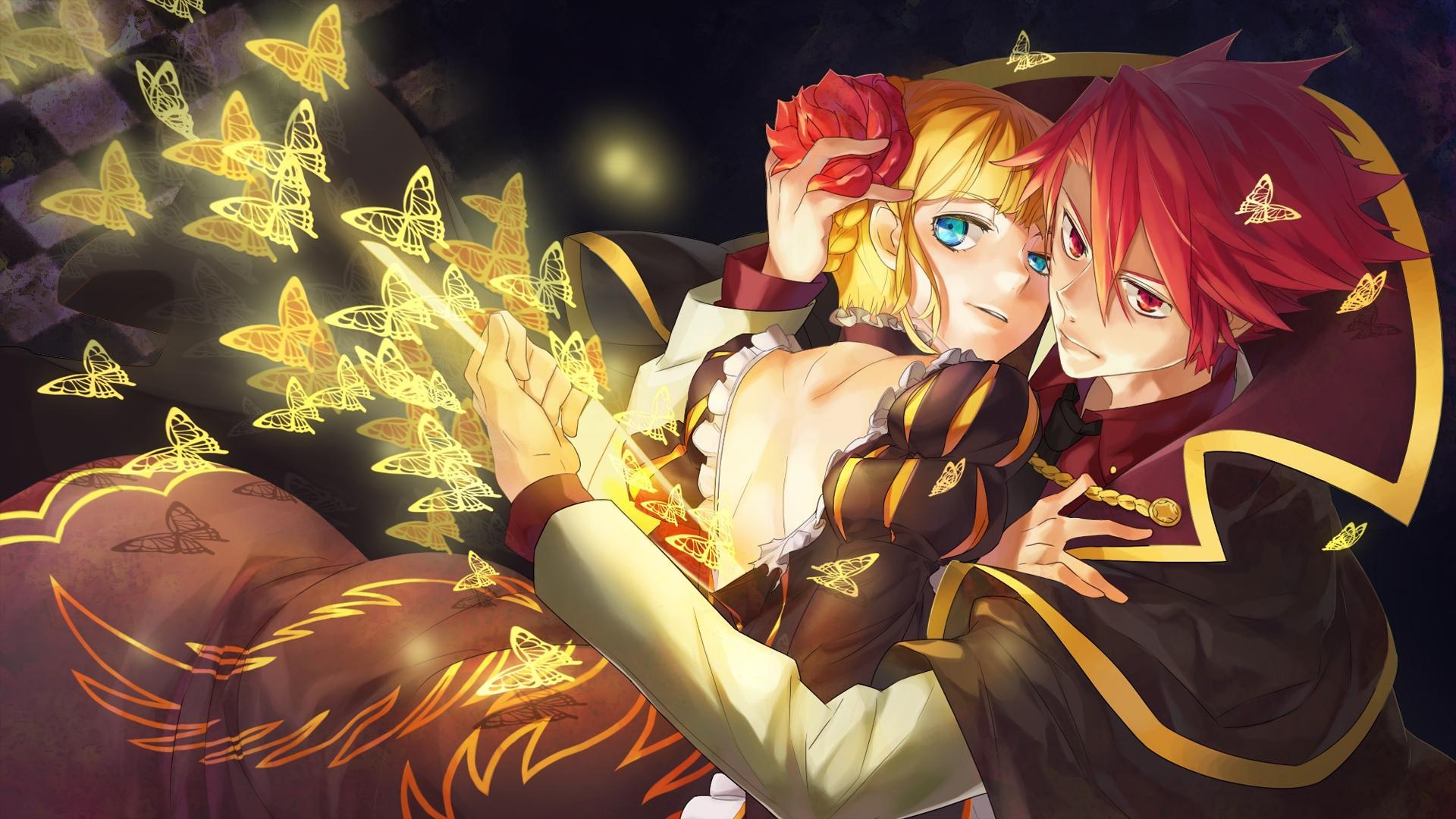 1920x1080 Beautiful Anime Couple Wallpaper HD Image, Desktop