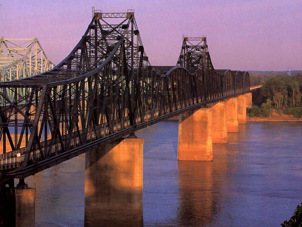 1030x770 Old Vicksburg Bridge (Mississippi River Bridge), Desktop