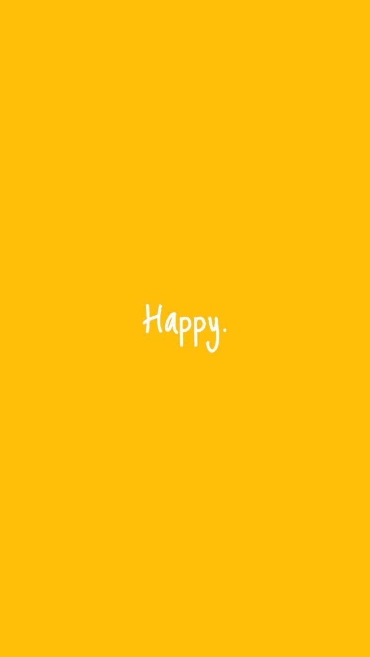 750x1330 Simple Yellow Wallpaper Free Simple Yellow Background, Phone