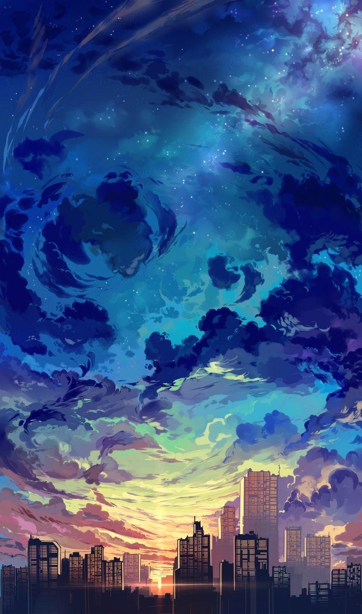 740x1250 Beautiful Anime Wallpaper, Phone