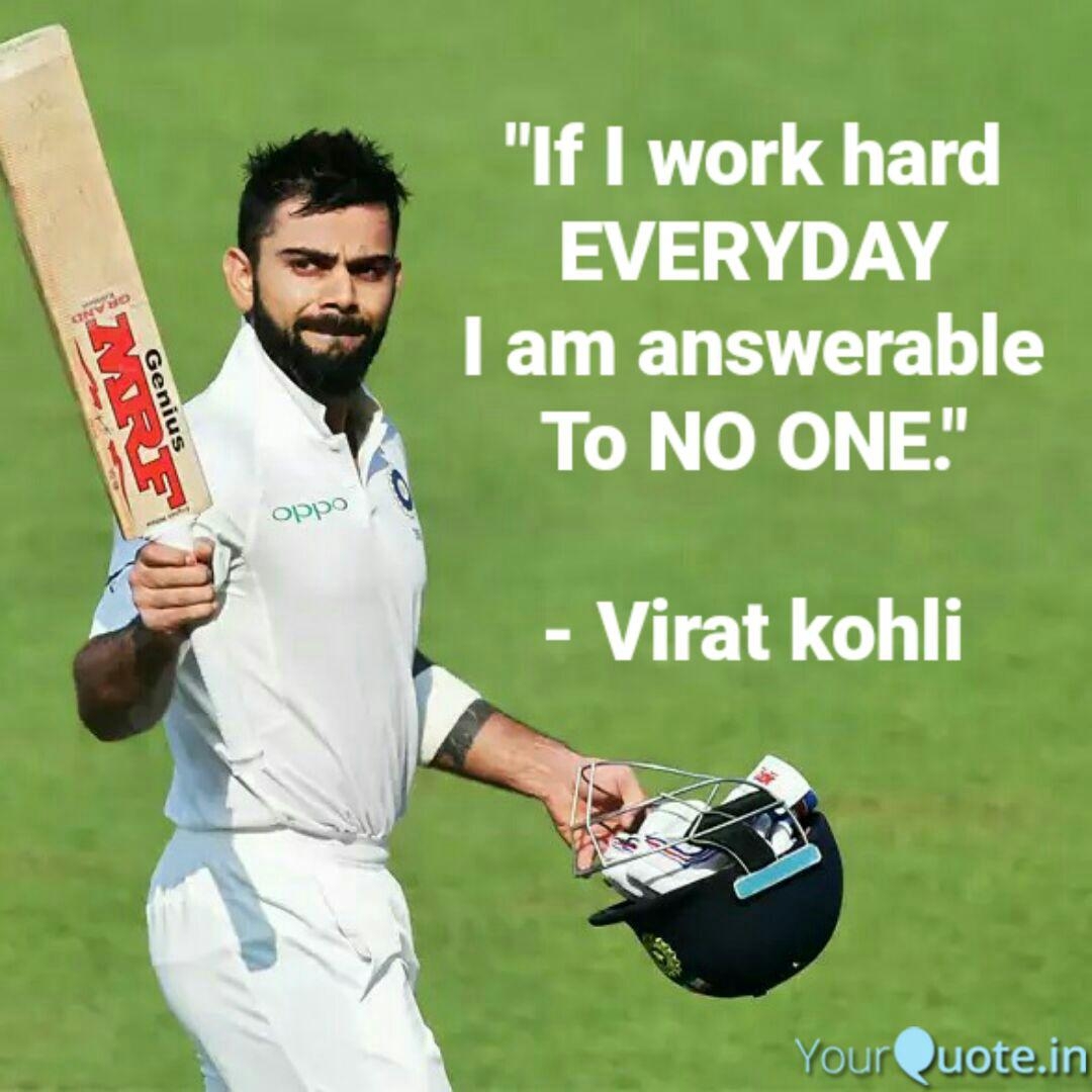 1080x1080 Hard work quotes kohli Virat kohli quote self belief and hard work quote of quotes, Phone