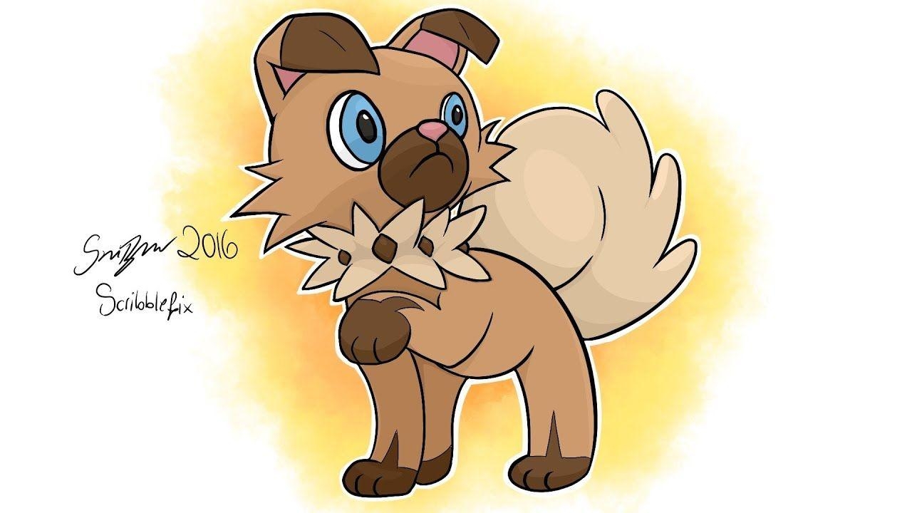 1280x720 Pokemon Sun & Moon Rockruff Iwanko, Desktop