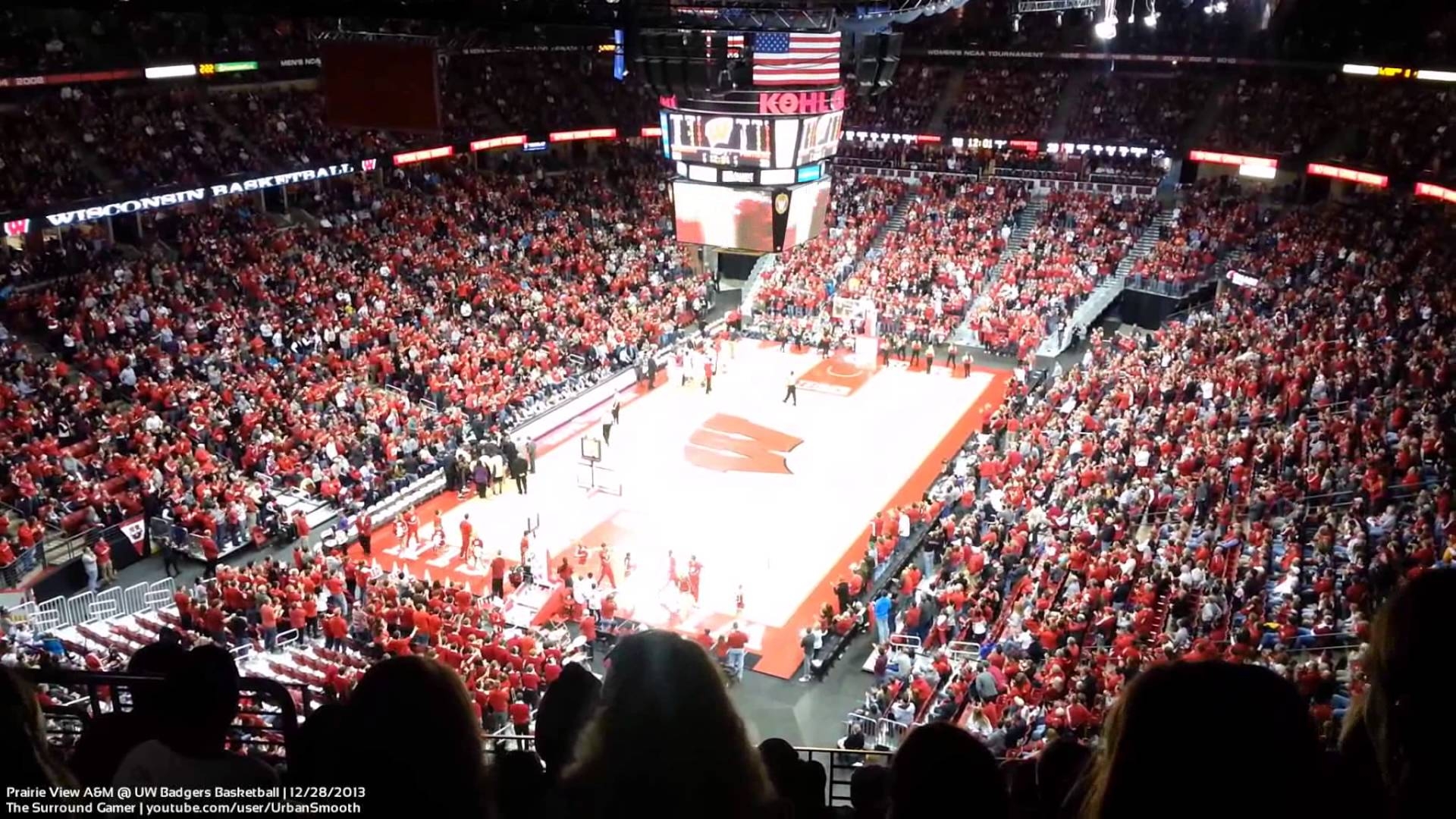 1920x1080 Sam Dekker Alley Oop Badgers Basketball 28 2013, Desktop