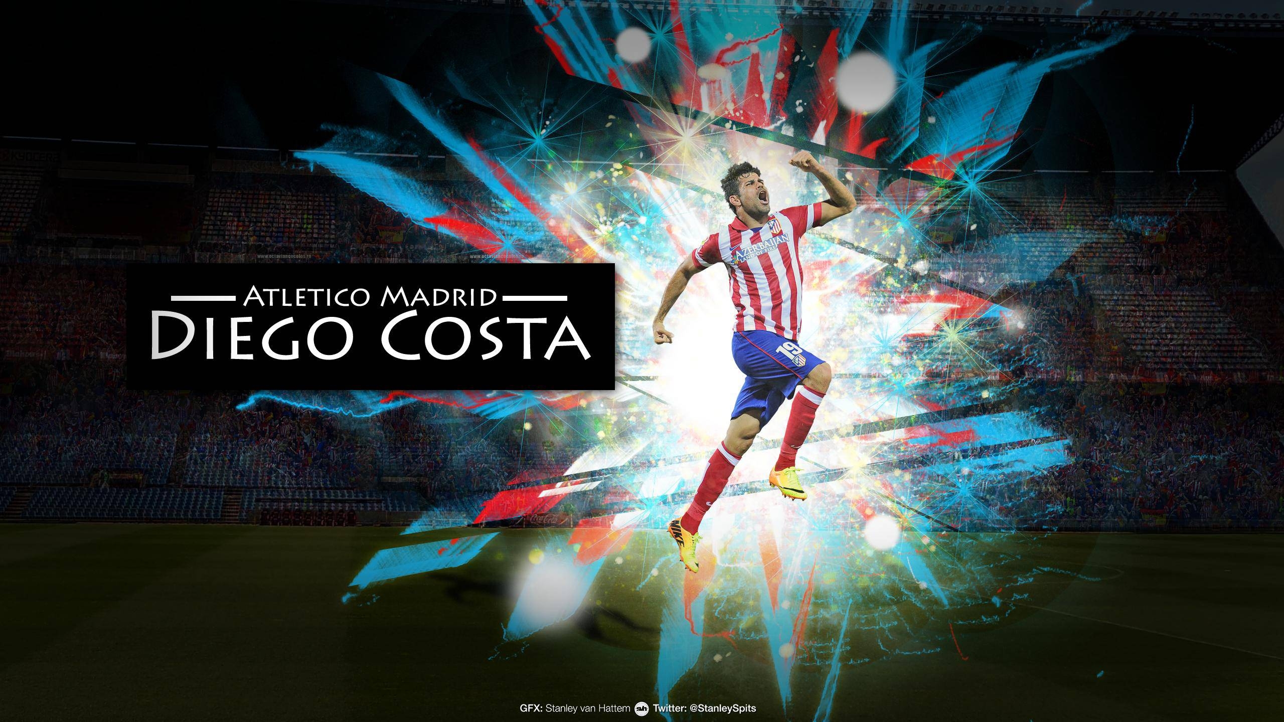 2560x1440 Free HD Chelsea FC Wallpaper: Diego Costa Wallpaper, Emphatic!, Desktop