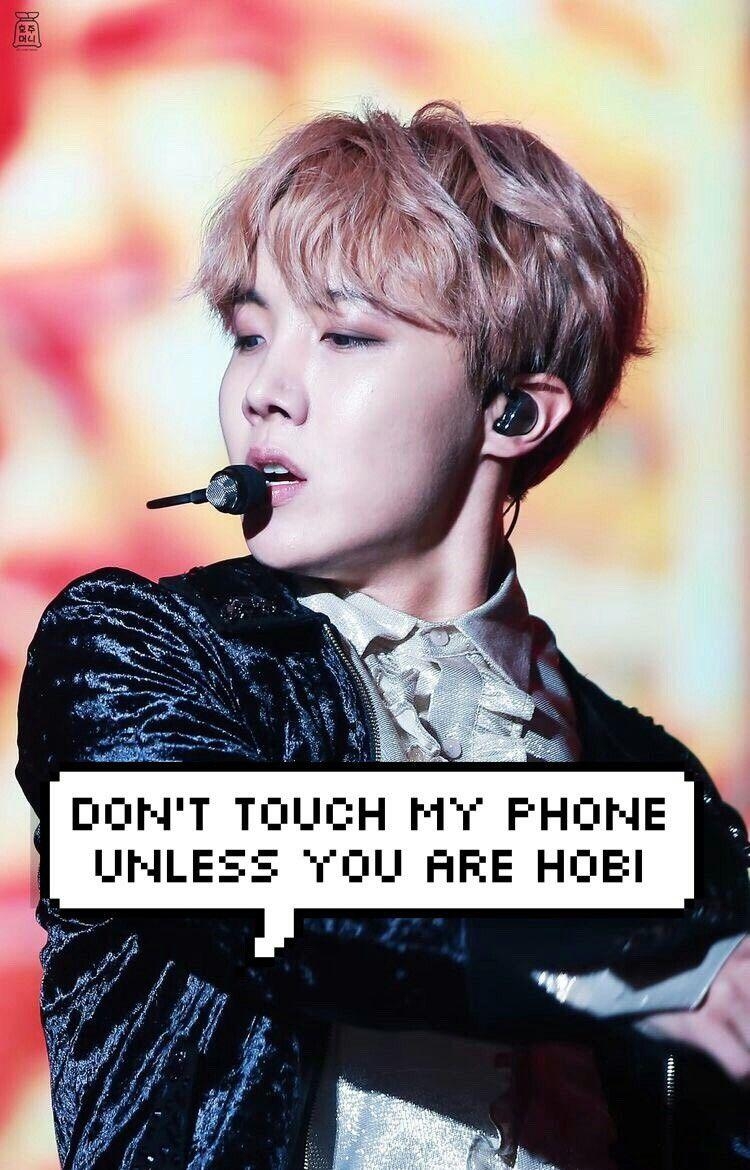 750x1170 J Hope. Don't Touch My Phone. BTS, Bts Wallpaper, Phone