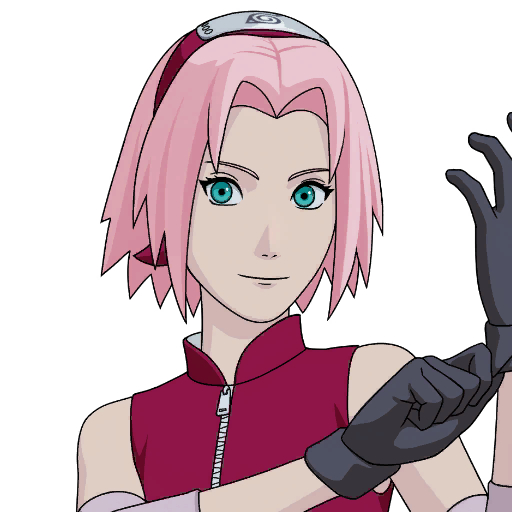 520x520 Sakura Haruno Fortnite wallpaper, Phone