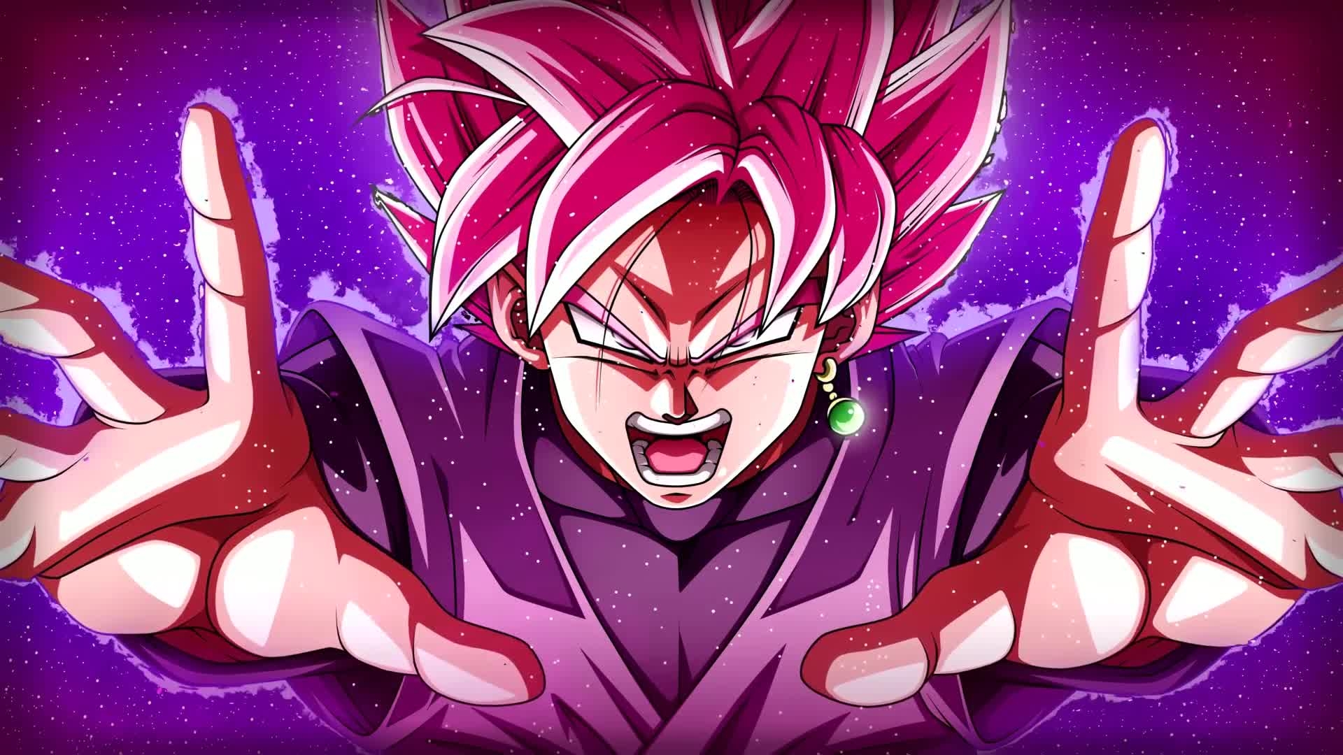 1920x1080 Super Saiyan Rose / Goku Black / DBZ 4K Quality Download Desktop Wallpaper, Desktop