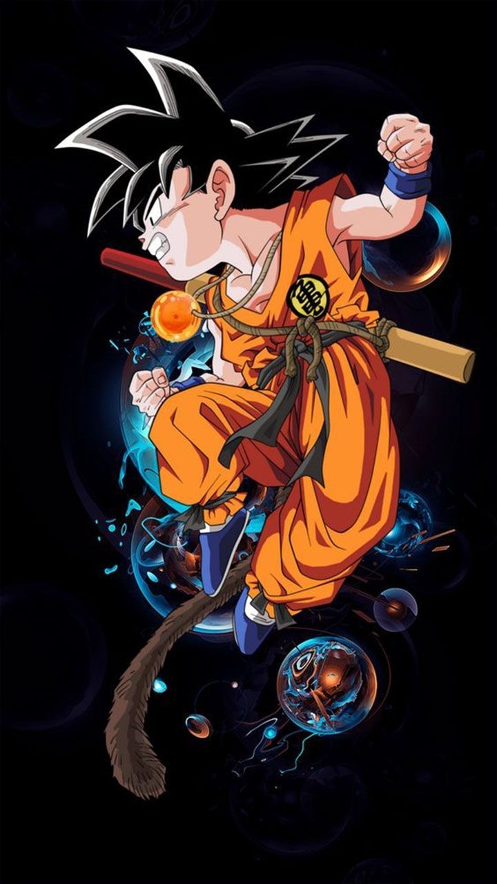 720x1280 Kid Goku. Dragon ball wallpaper, Anime dragon ball super, Anime dragon ball, Phone