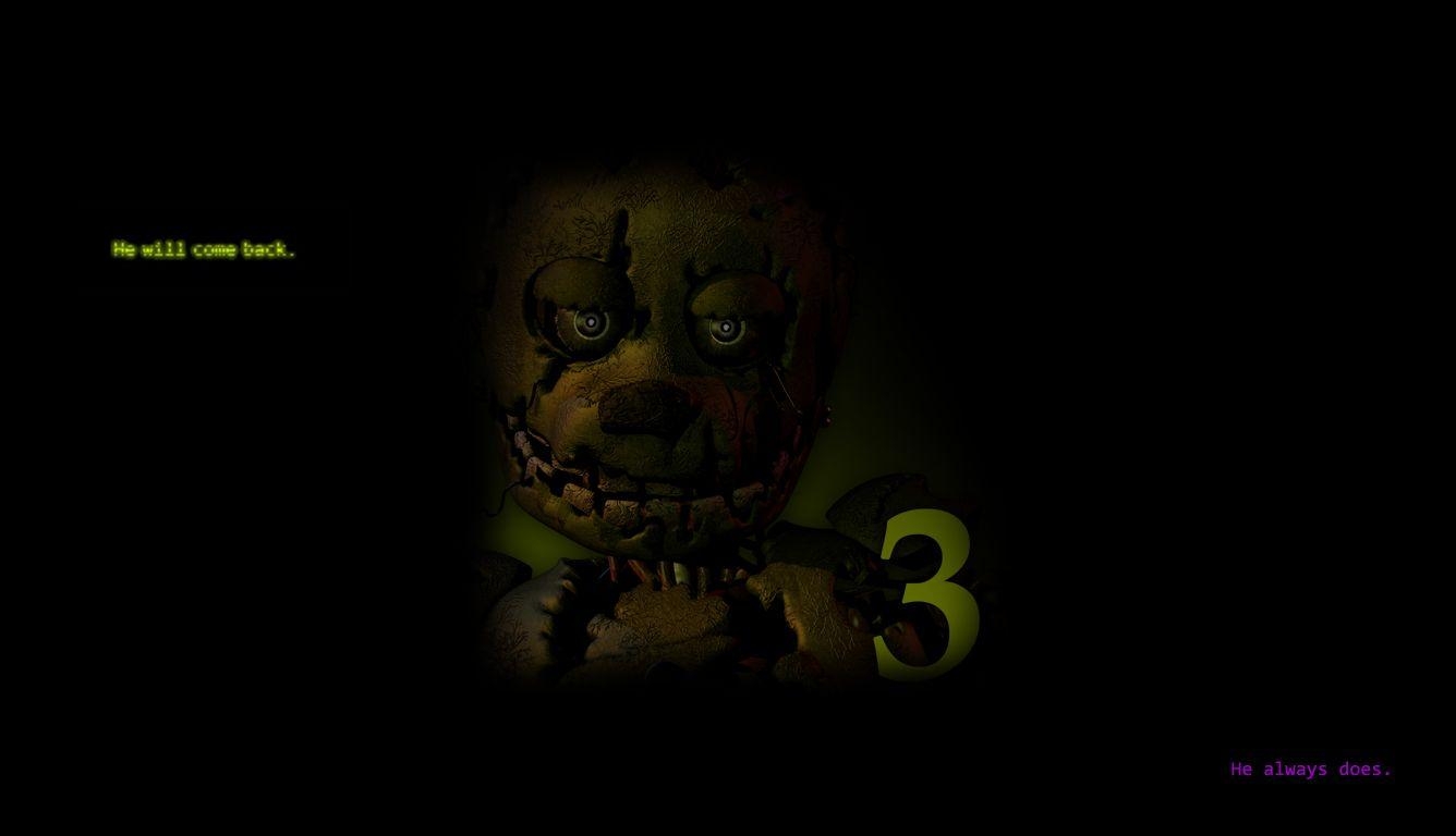 1340x770 Fnaf 3 wallpaper Gallery, Desktop