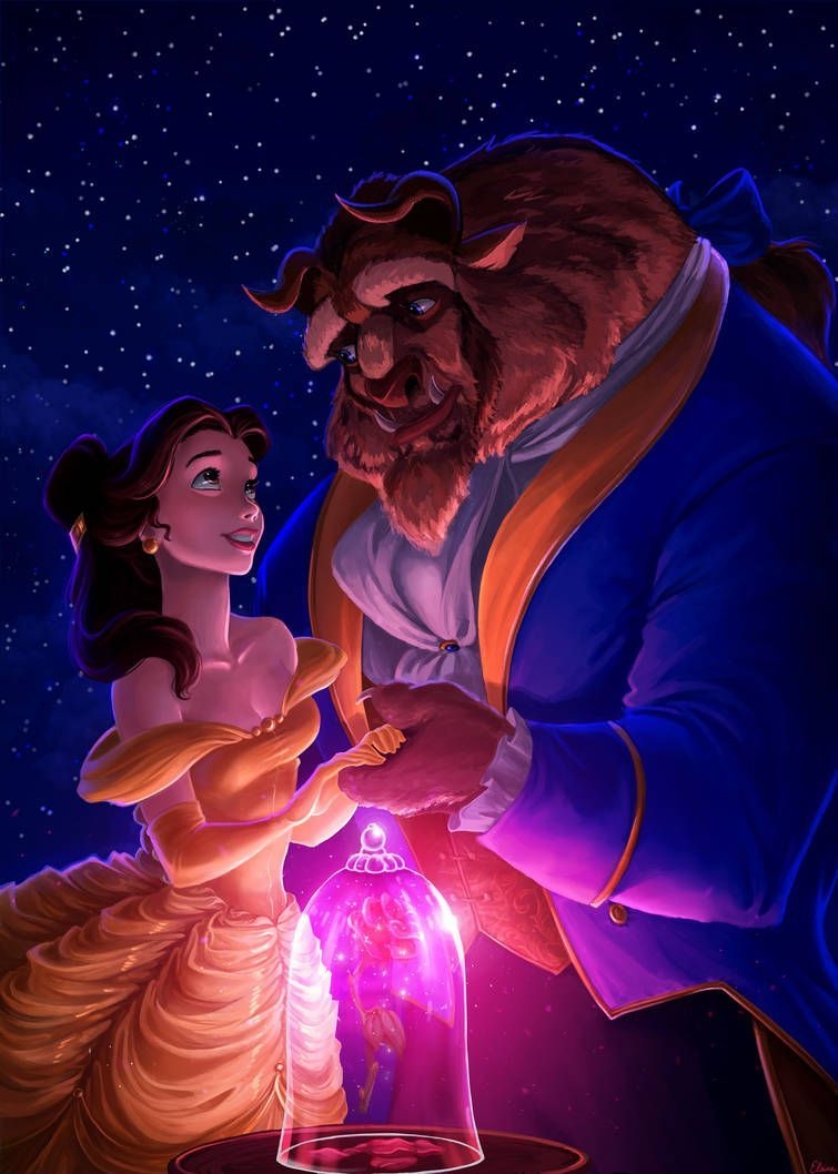 760x1060 Beauty And The Beast By Elaina F. Disney Beauty And The Beast, Cute Disney, Disney Background, Phone