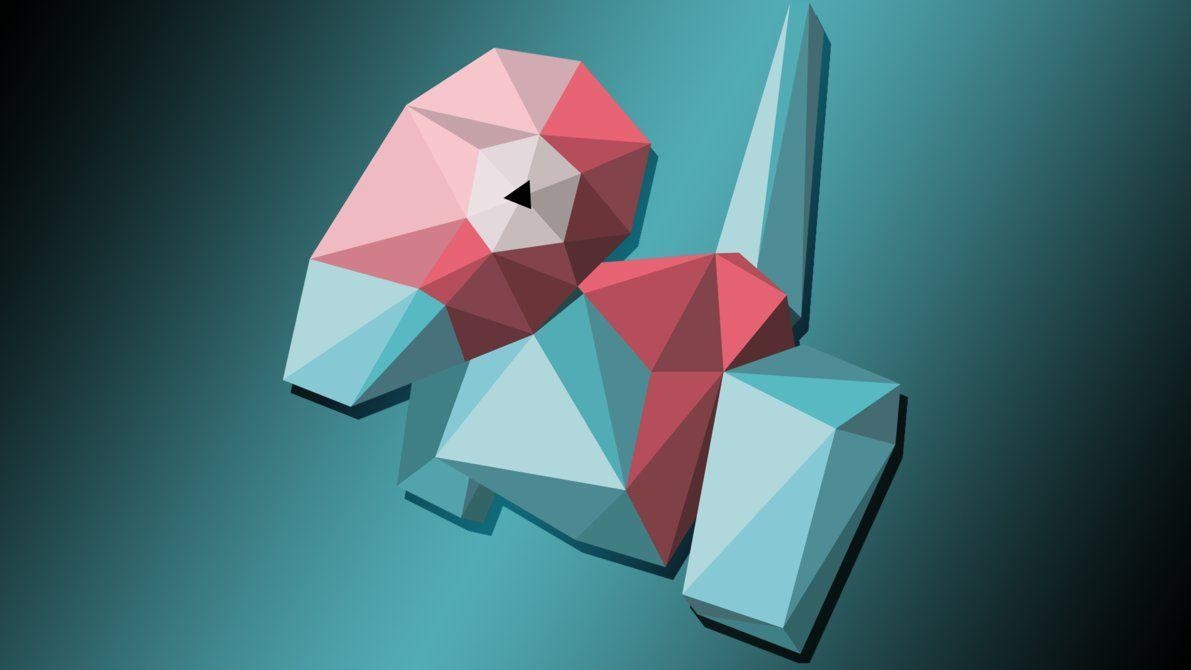 1200x670 Polygon Porygon fansy BG F, Desktop