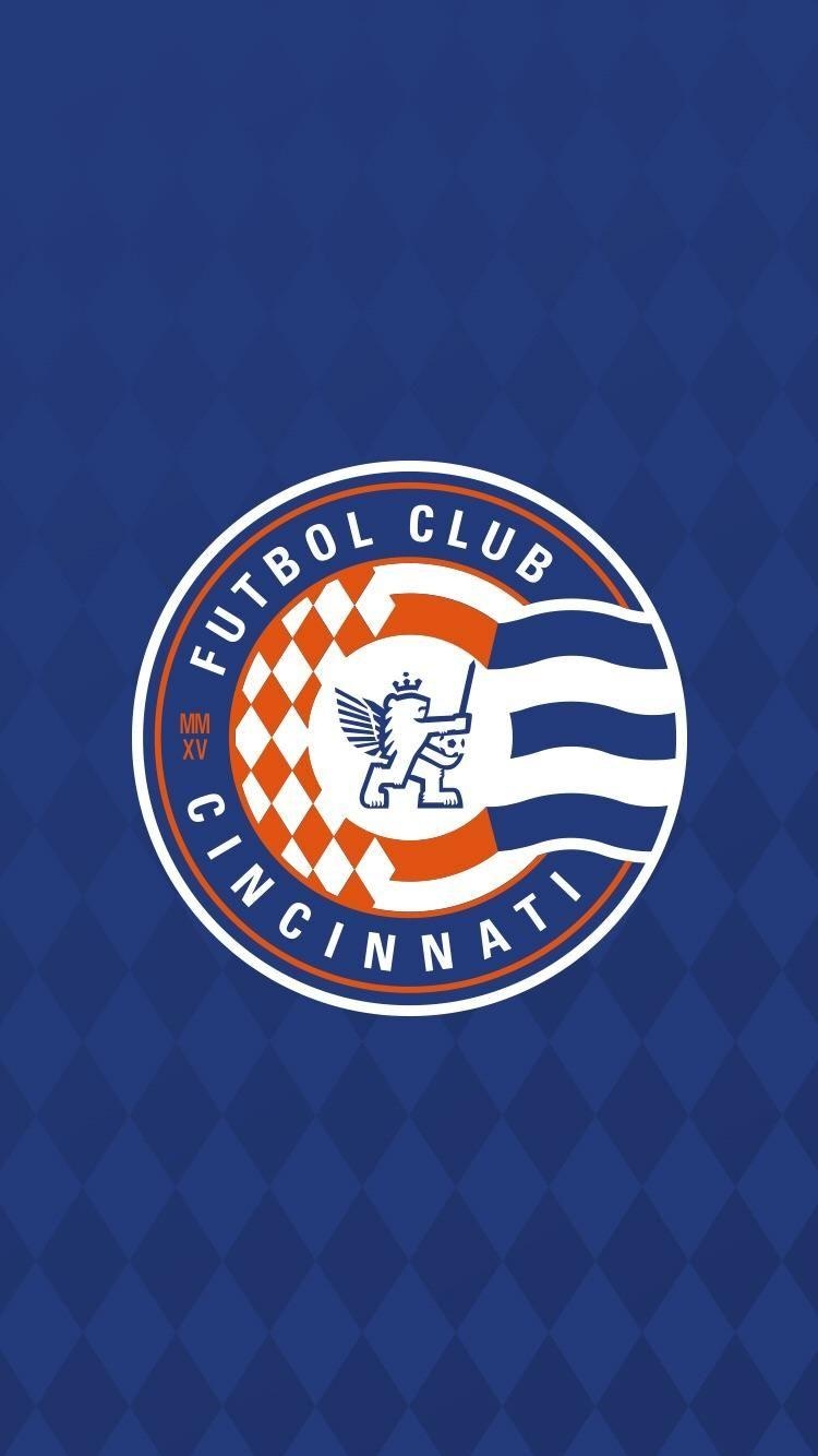 750x1340 New FC Cincinnati (logo) IPhone 6 7 Wallpaper! Just In Time, Phone