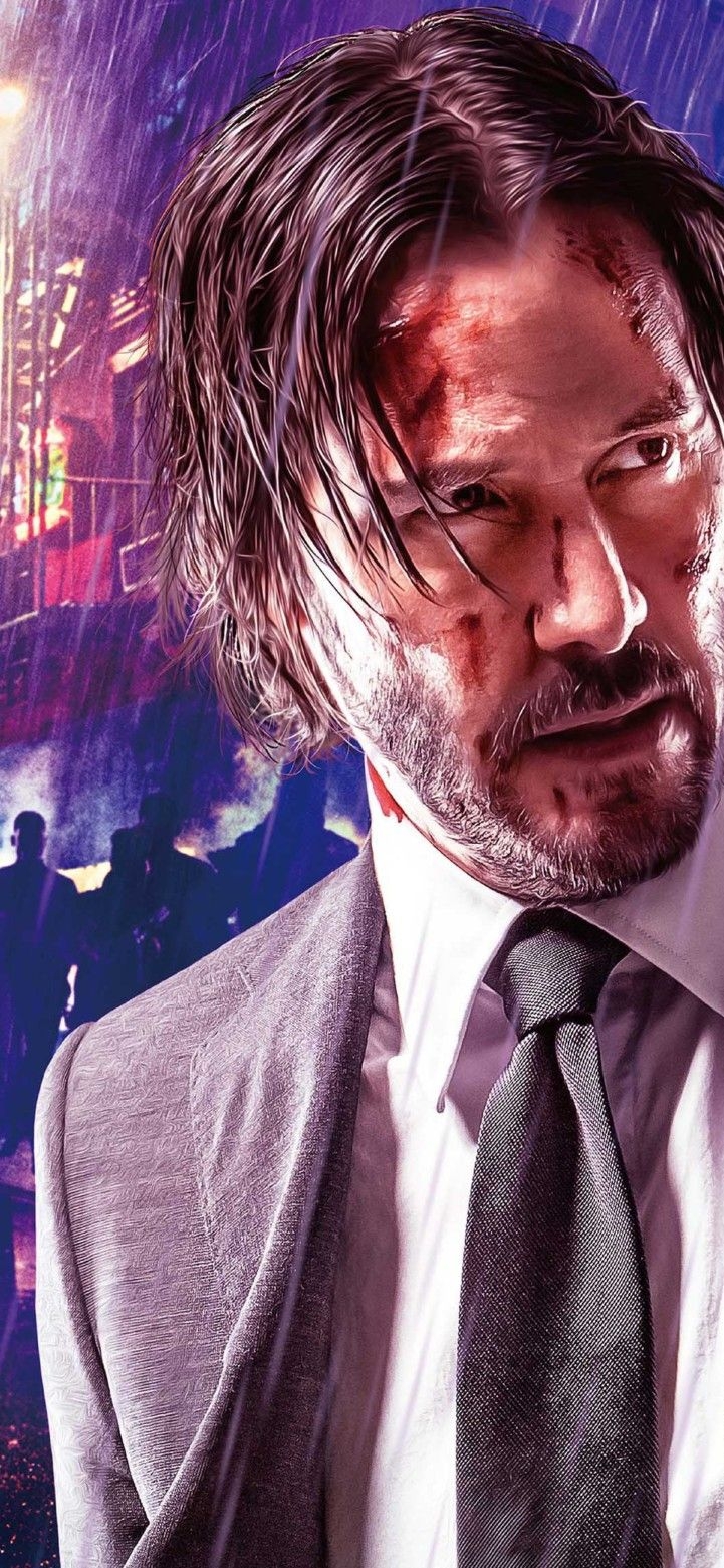 730x1570 Business Bull John Wick HD. John wick hd, John wick movie, Keanu reaves, Phone