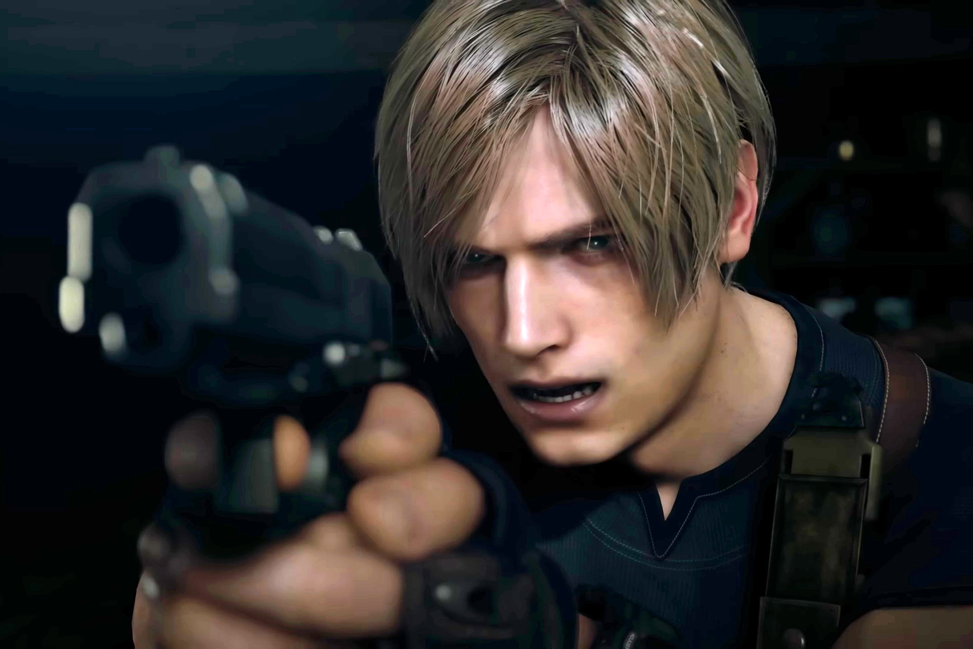 1920x1280 Resident Evil 4' remake gameplay shows tense but familiar action, Desktop