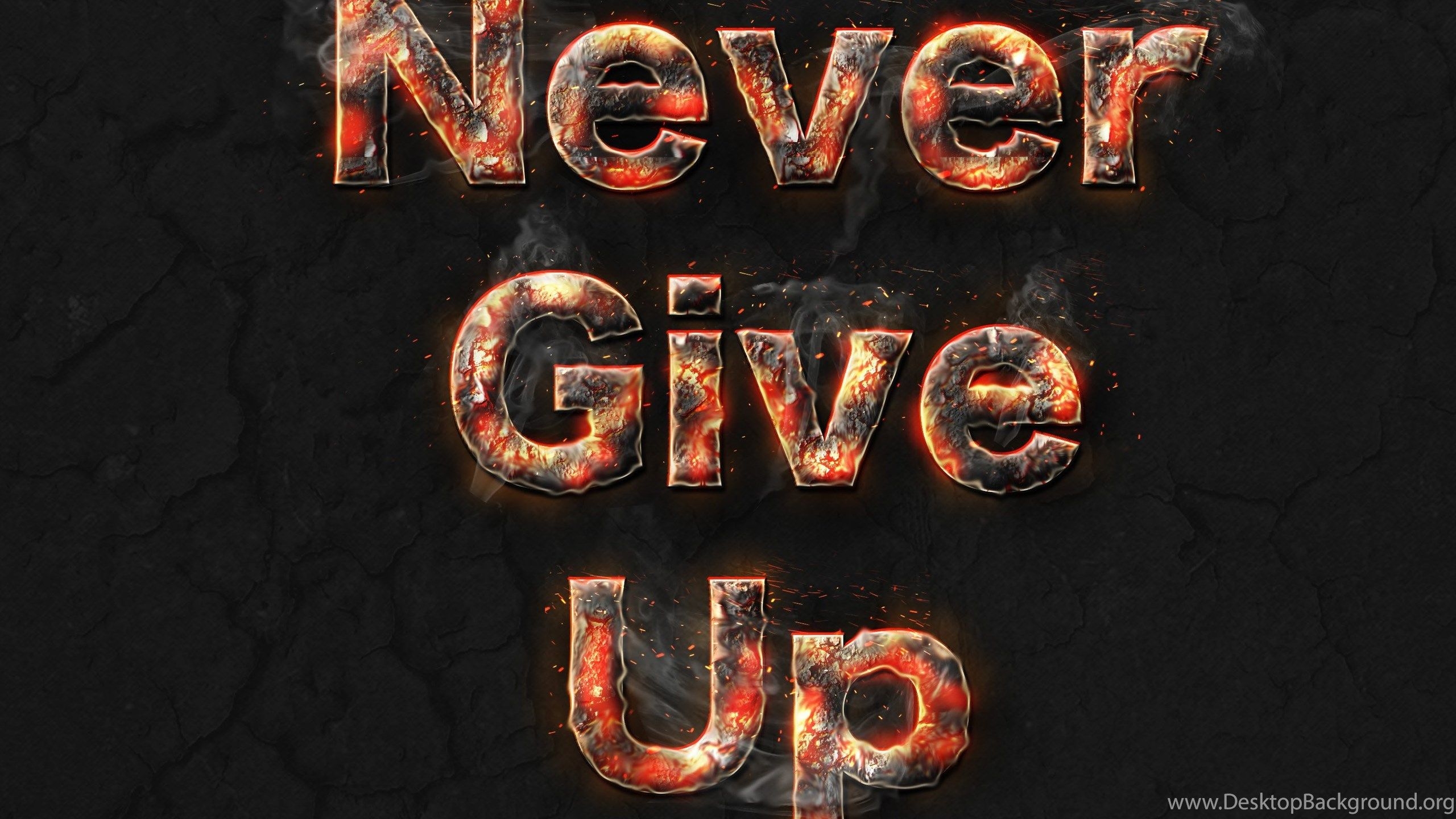 2560x1440 Other Wallpaper: Never Give Up Free Wallpaper For HD Wallpaper. Desktop Background, Desktop