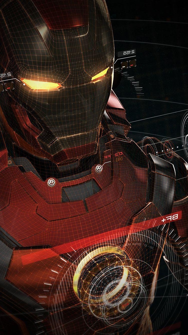 750x1340 Iron Man iPhone Wallpaper Free Iron Man iPhone, Phone