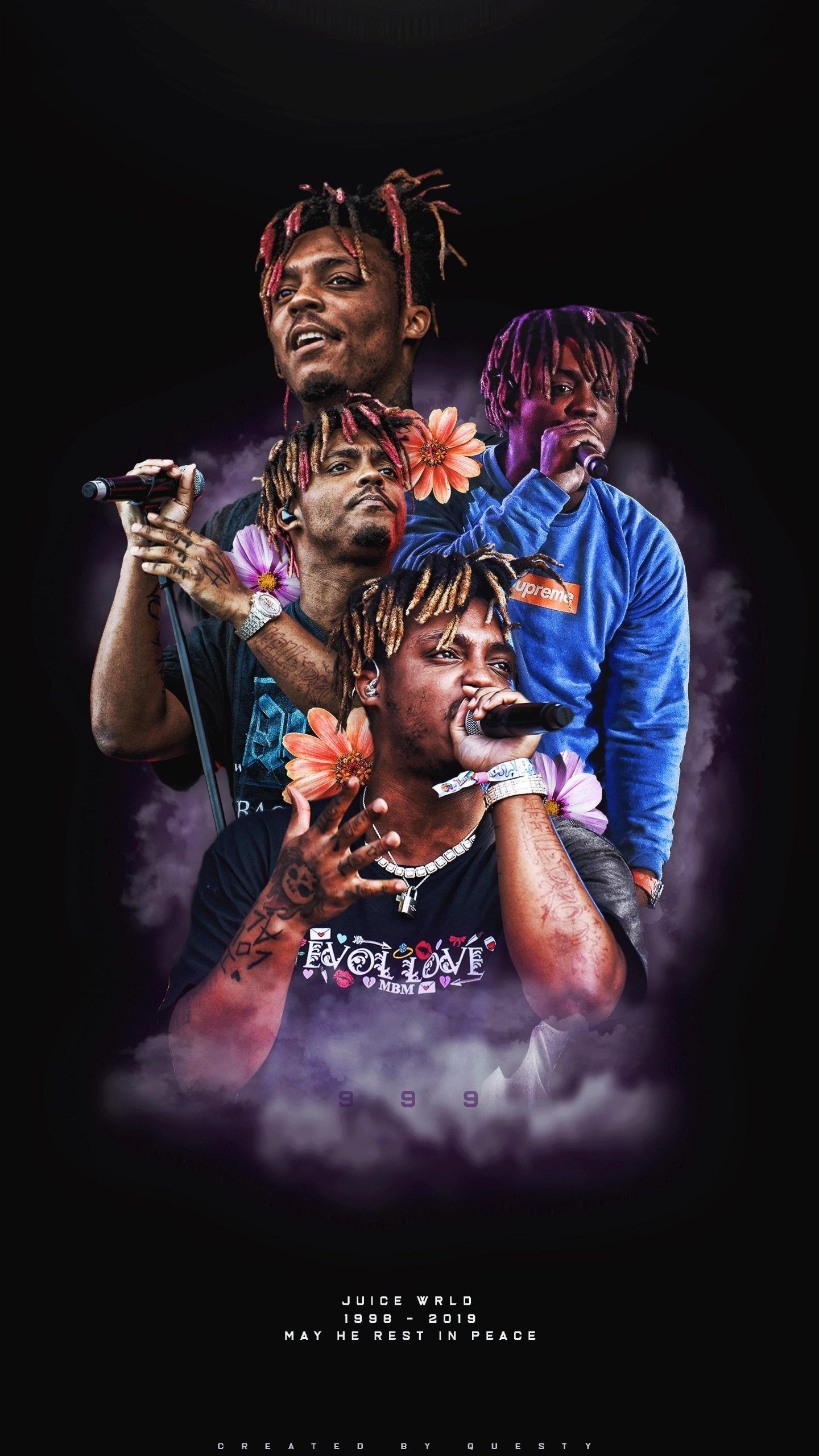 1440x2560 Juice WRLD Wallpaper iPhone Ch08 scaled, Phone