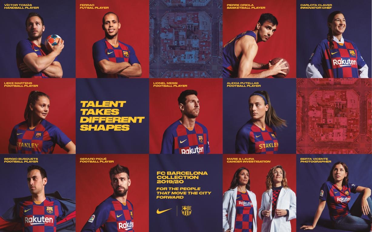 1230x770 New FC Barcelona jersey expresses the Club's passion for the city, Desktop