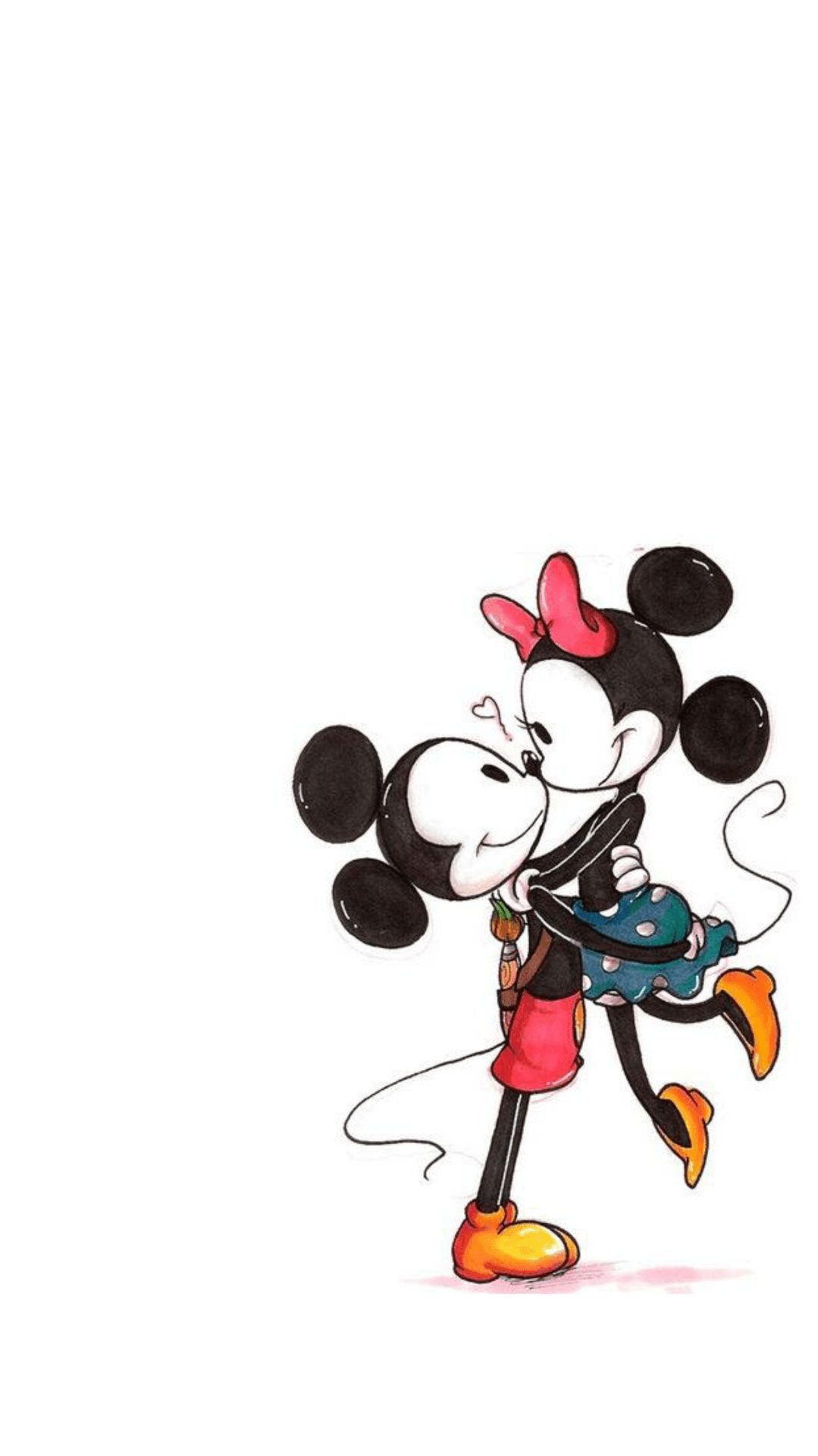 1080x1920 Vintage Mickey and Minnie Wallpaper Free Vintage Mickey and Minnie Background, Phone