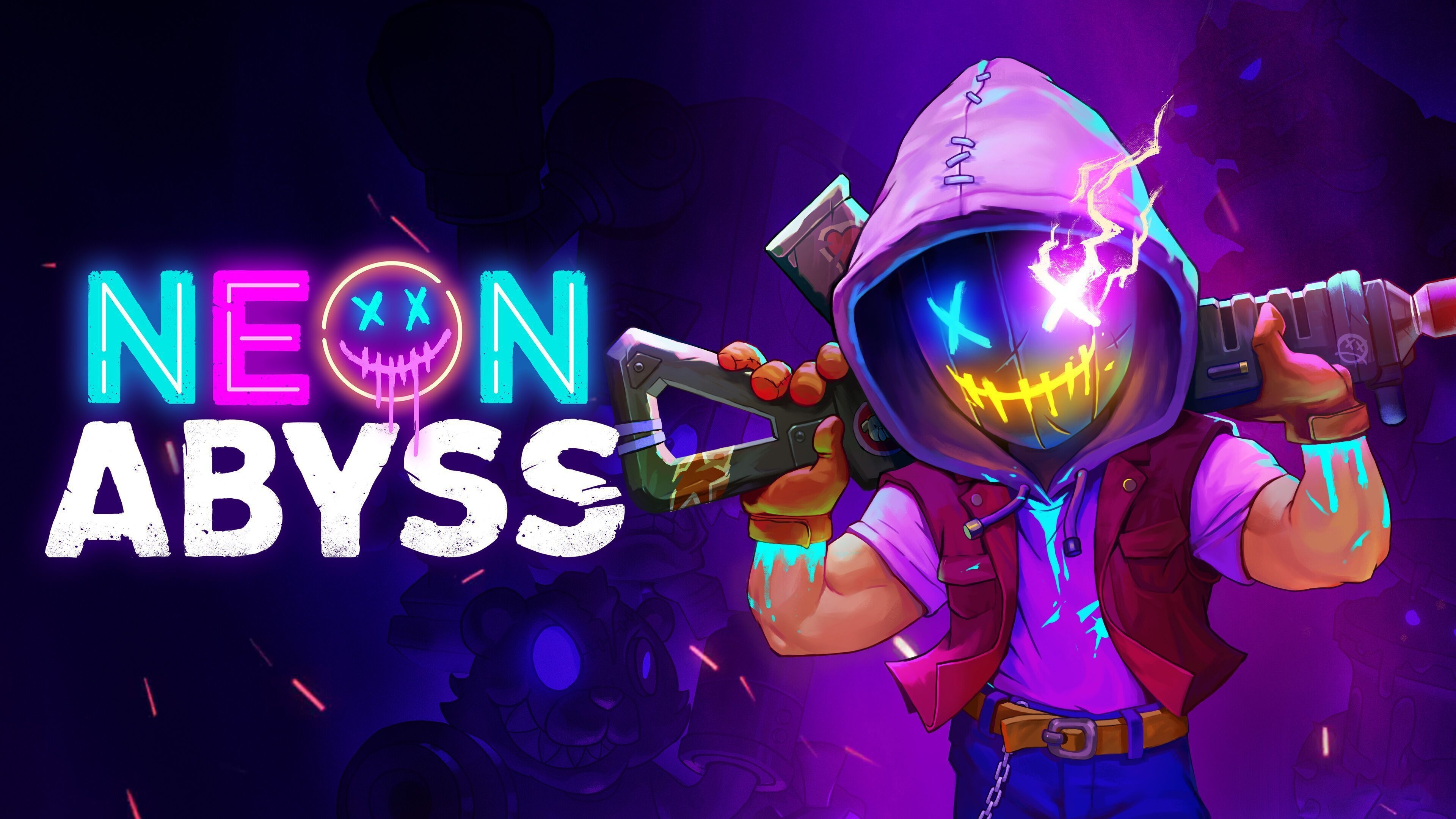 3840x2160 Neon Abyss Game 1366x768 Resolution HD 4k Wallpaper, Image, Background, Photo and Picture, Desktop