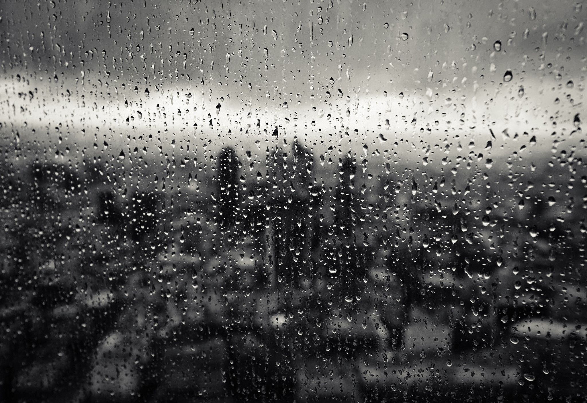 2050x1410 Rain Window Wallpaper, Desktop