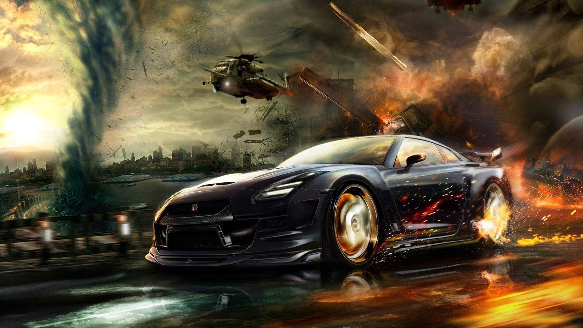 1920x1080 Car Racing Wallpaper, Desktop