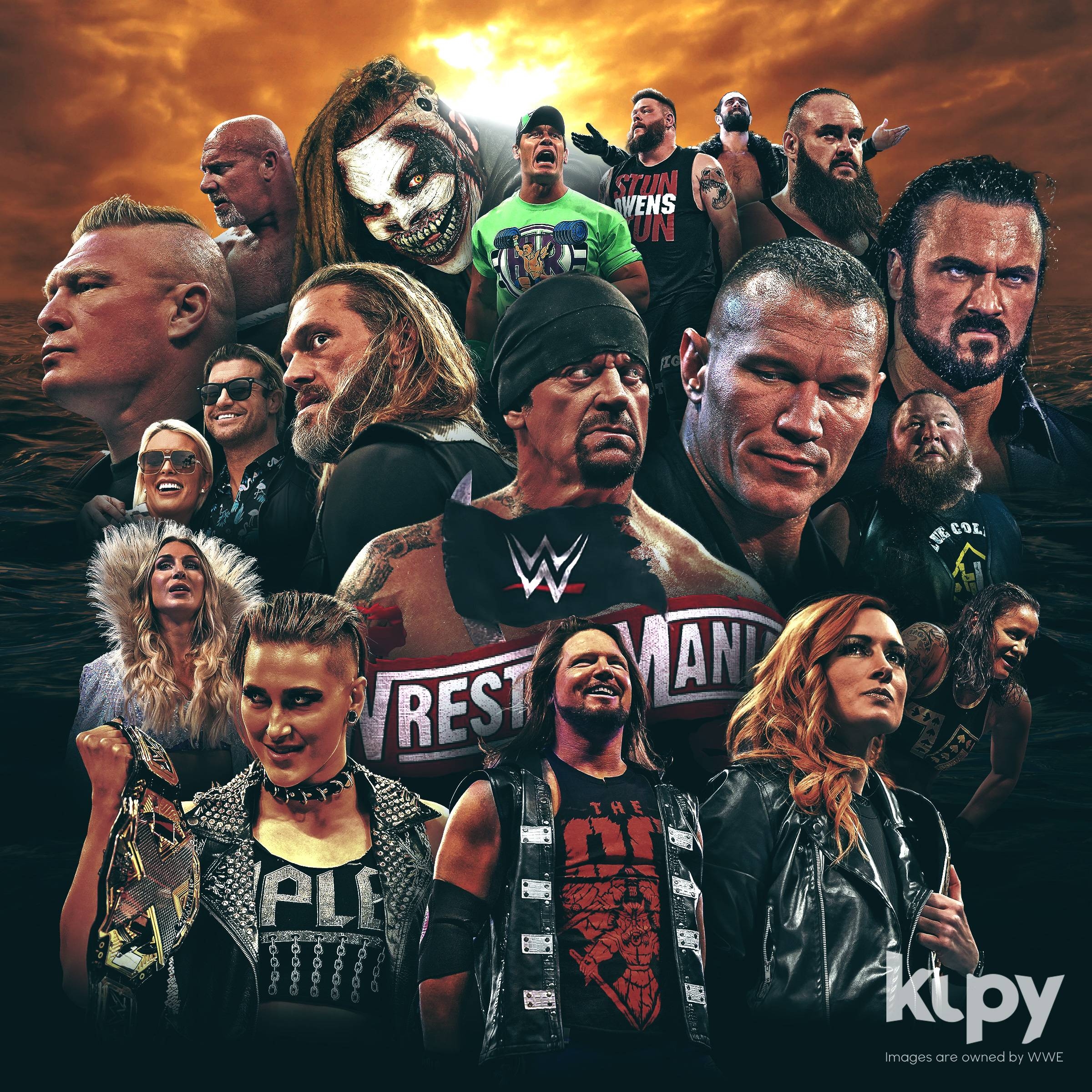 2400x2400 WWE Wallpaper, Phone