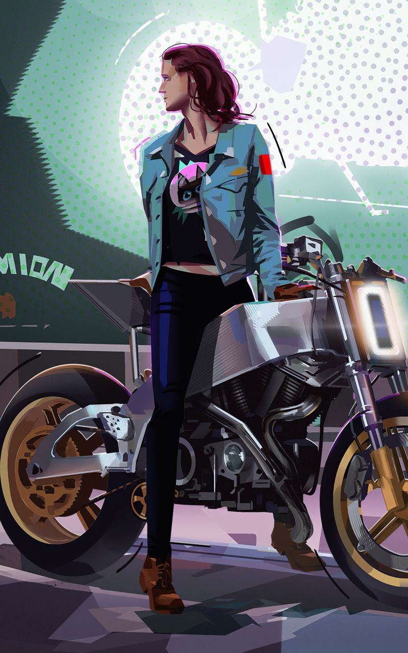 800x1280 Bike Rider Girl 4k Nexus Samsung Galaxy Tab Note Android Tablets HD 4k Wallpaper, Image, Background, Photo and Picture, Phone