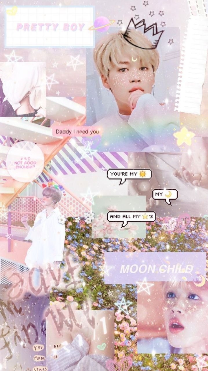 720x1280 Jimin Pink Aesthetic Wallpaper, Phone