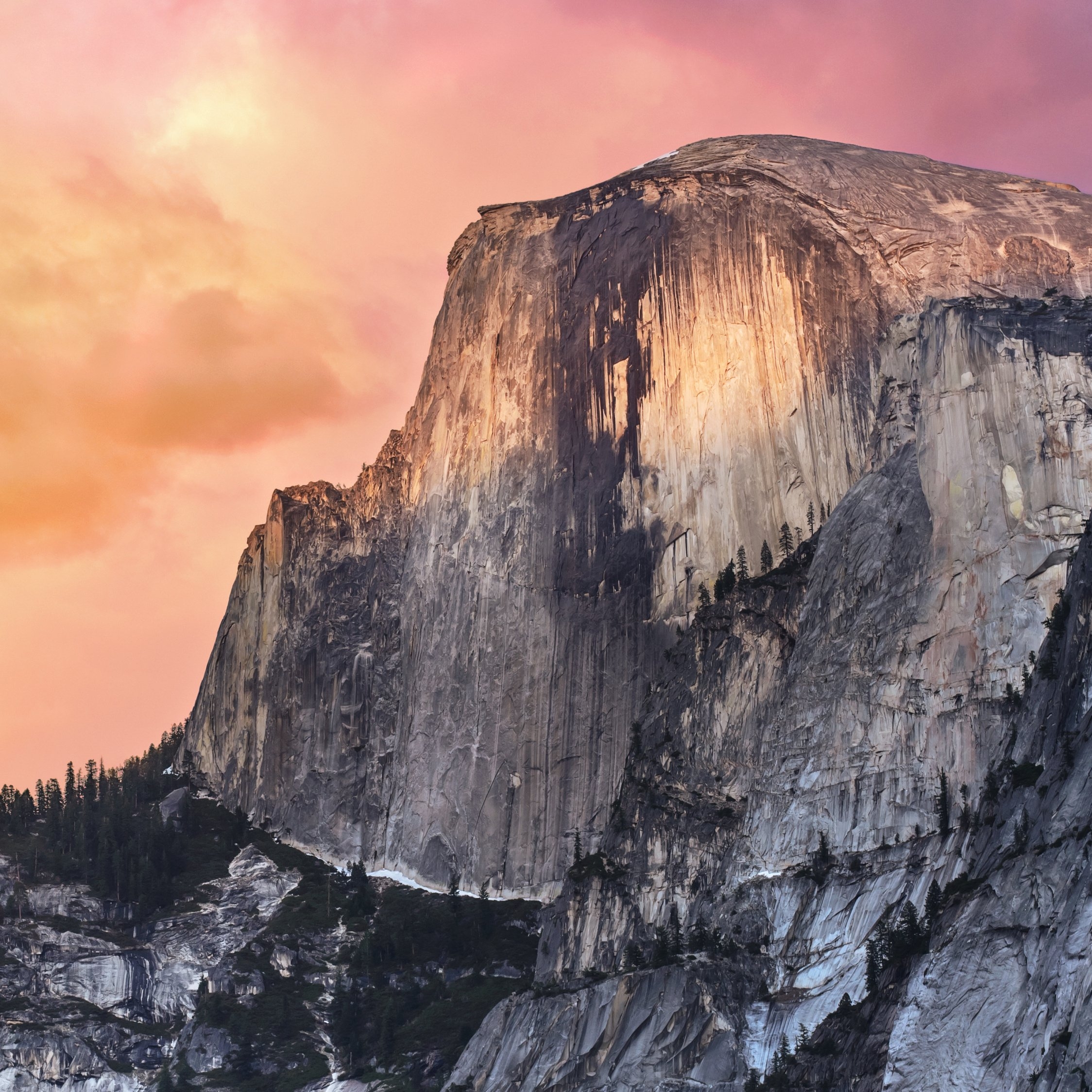 2250x2250 Download  wallpaper half dome, yosemite valley, national, Phone