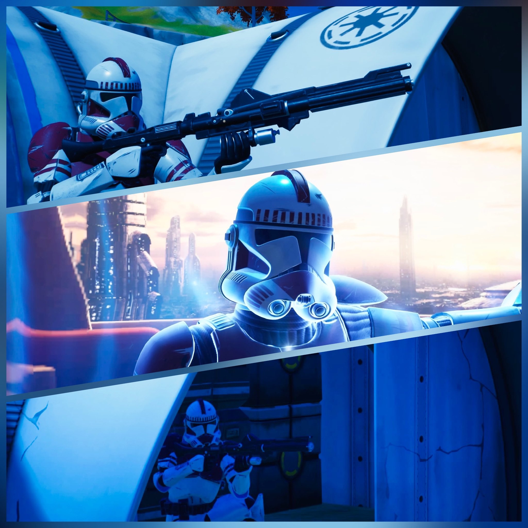 2050x2050 Coruscant Guard Fortnite wallpaper, Phone