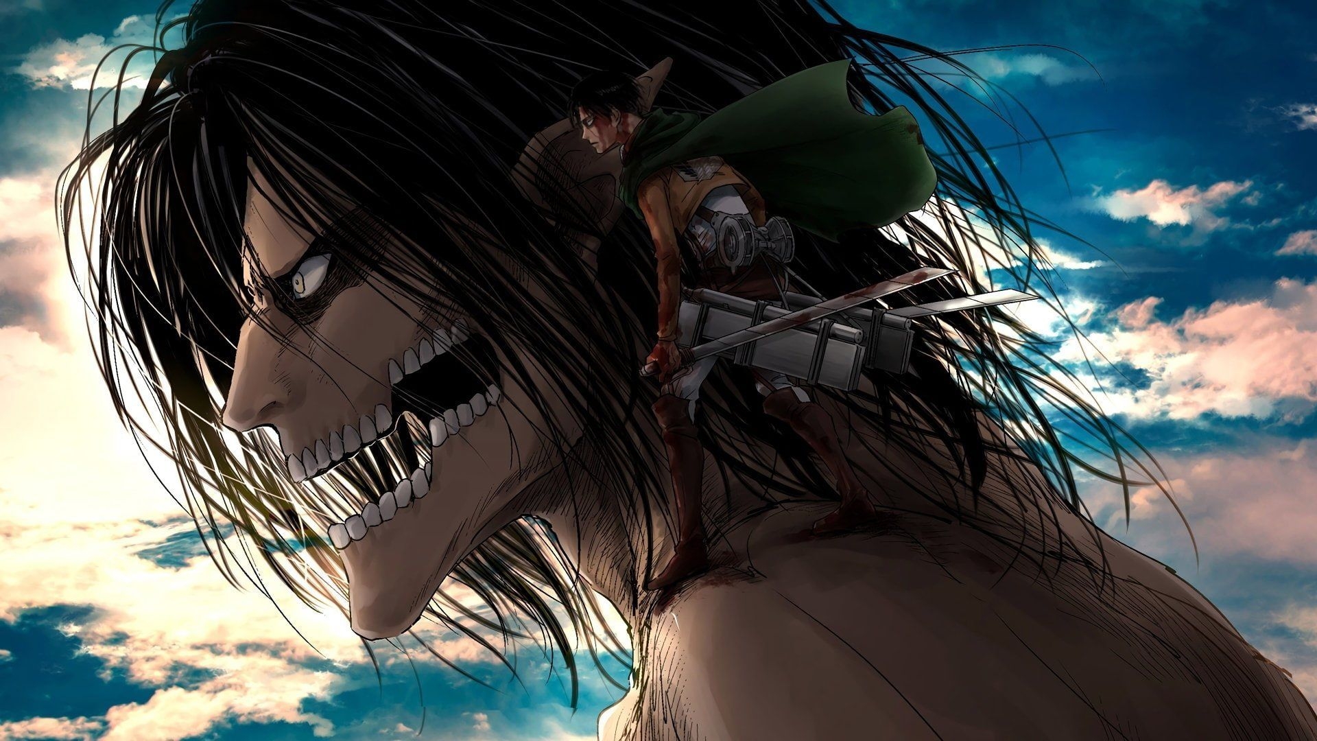 1920x1080 Anime Attack On Titan Eren Yeager Levi Ackerman P #wallpaper #hdwallpaper #desktop. Attack on titan eren, Attack on titan, Attack on titan levi, Desktop