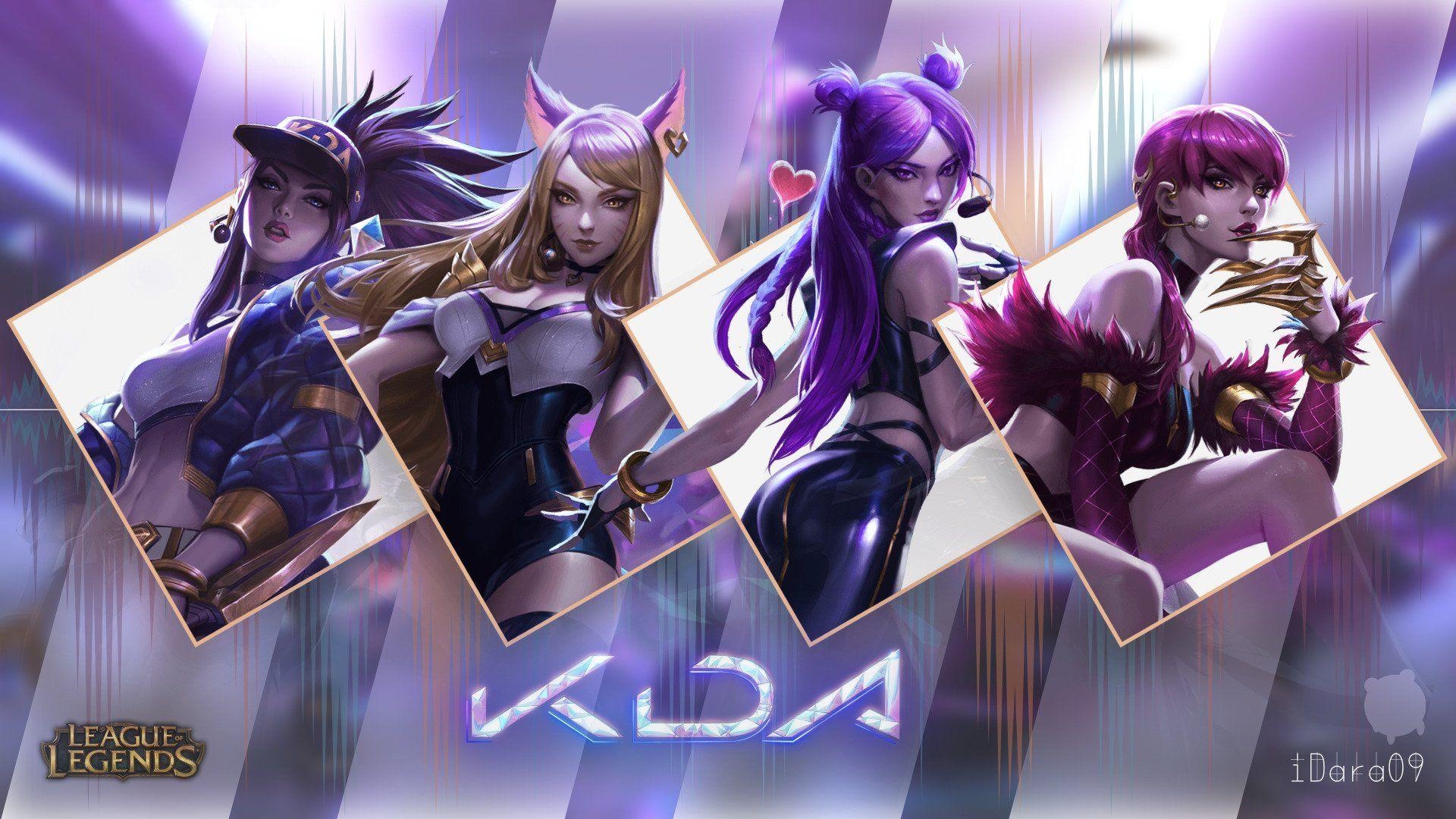 1920x1080 LoL Beautiful KDA Pop Stars Girls, Desktop